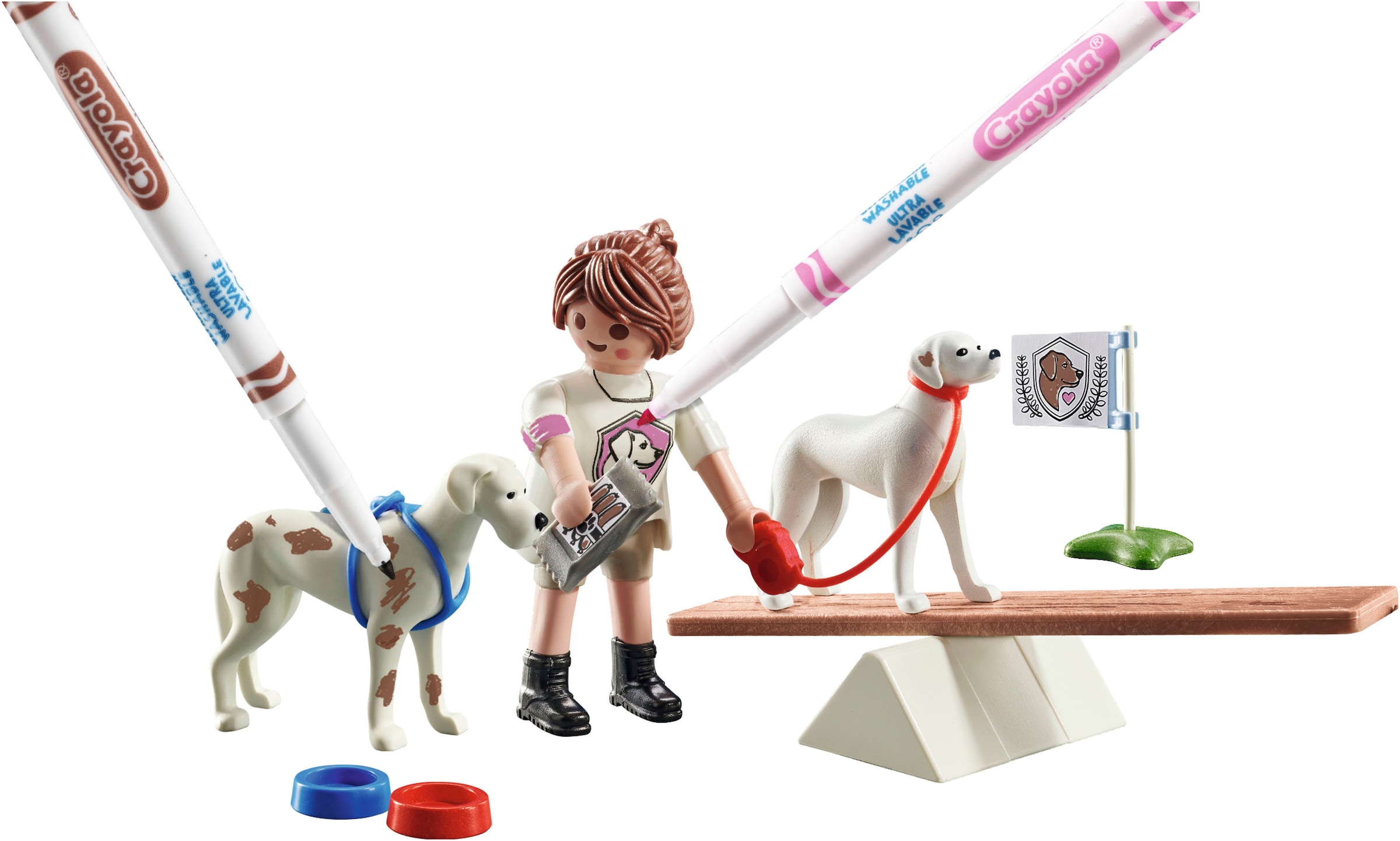 Playmobil® Konstruktions-Spielset »Hundetraining (71517), Color« Made in Europe