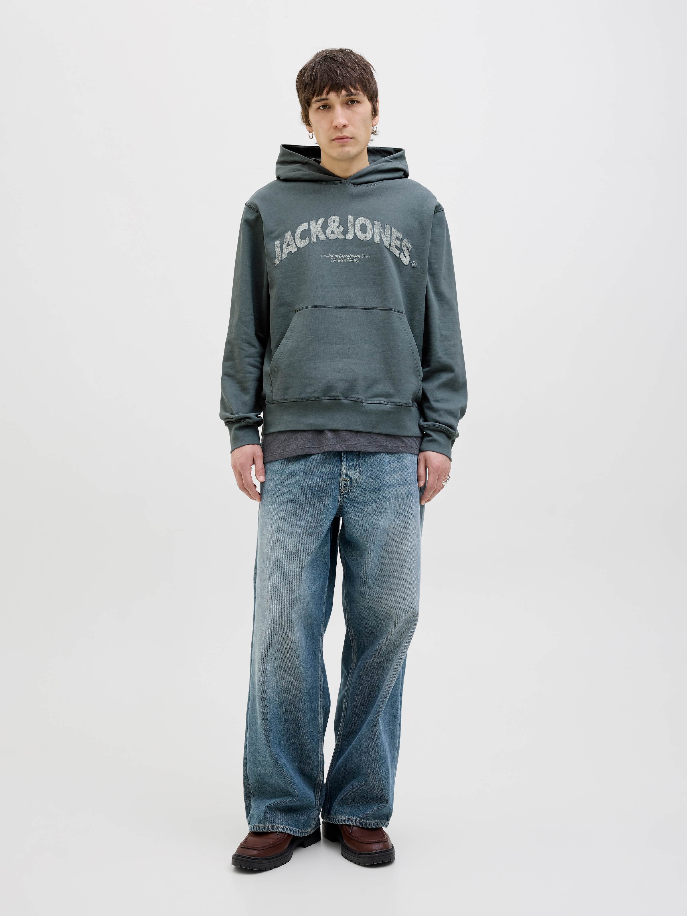 Jack & Jones Kapuzensweatshirt »JORALMERIA SWEAT HOOD«, mit Logo Print