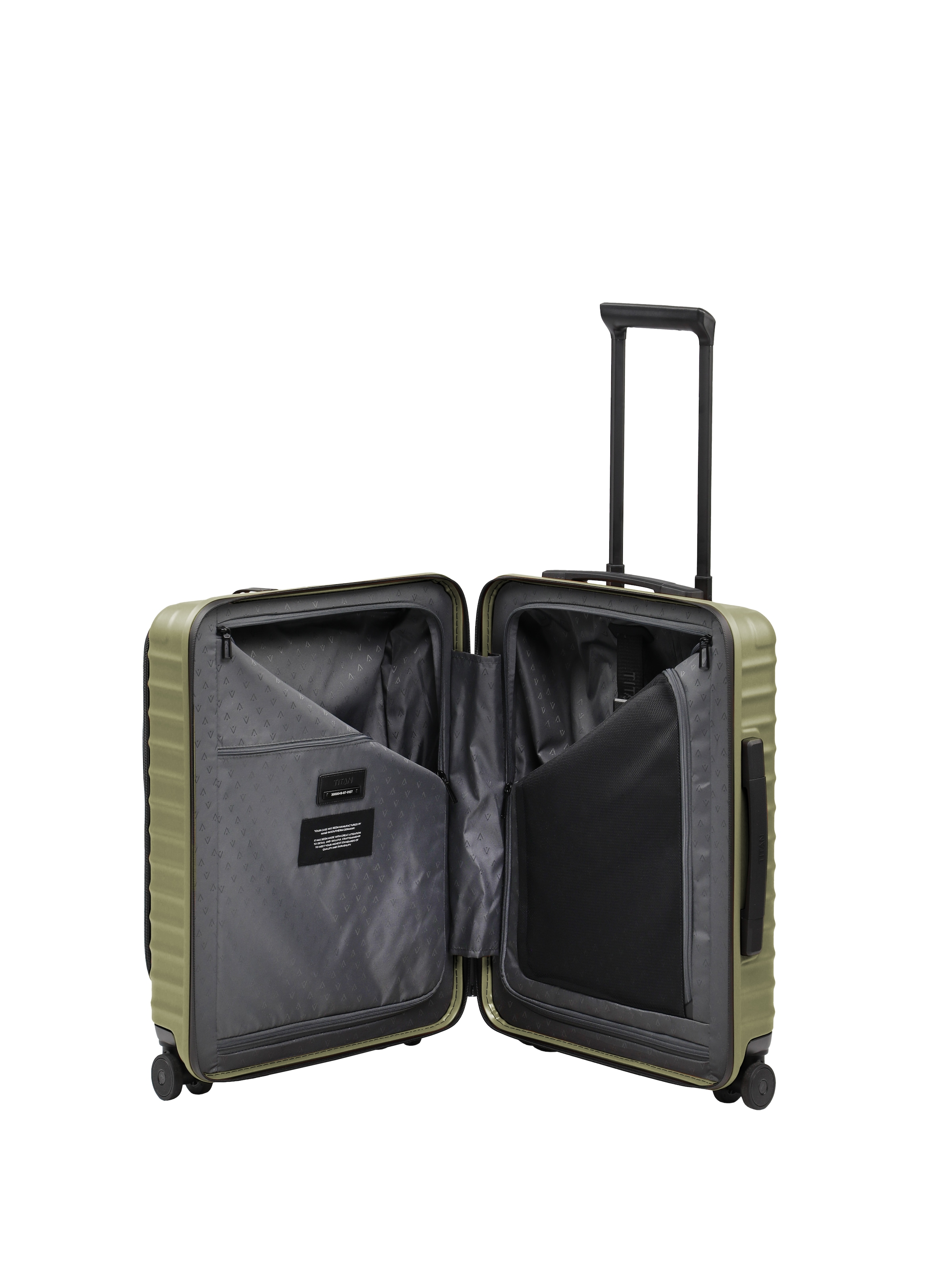 TITAN - Made in Germany Trolley »UPGRADE Koffer Hartschale« 38 litre 4 Rollen avec surface résistante aux rayures et compartimentage intérieur astucieux