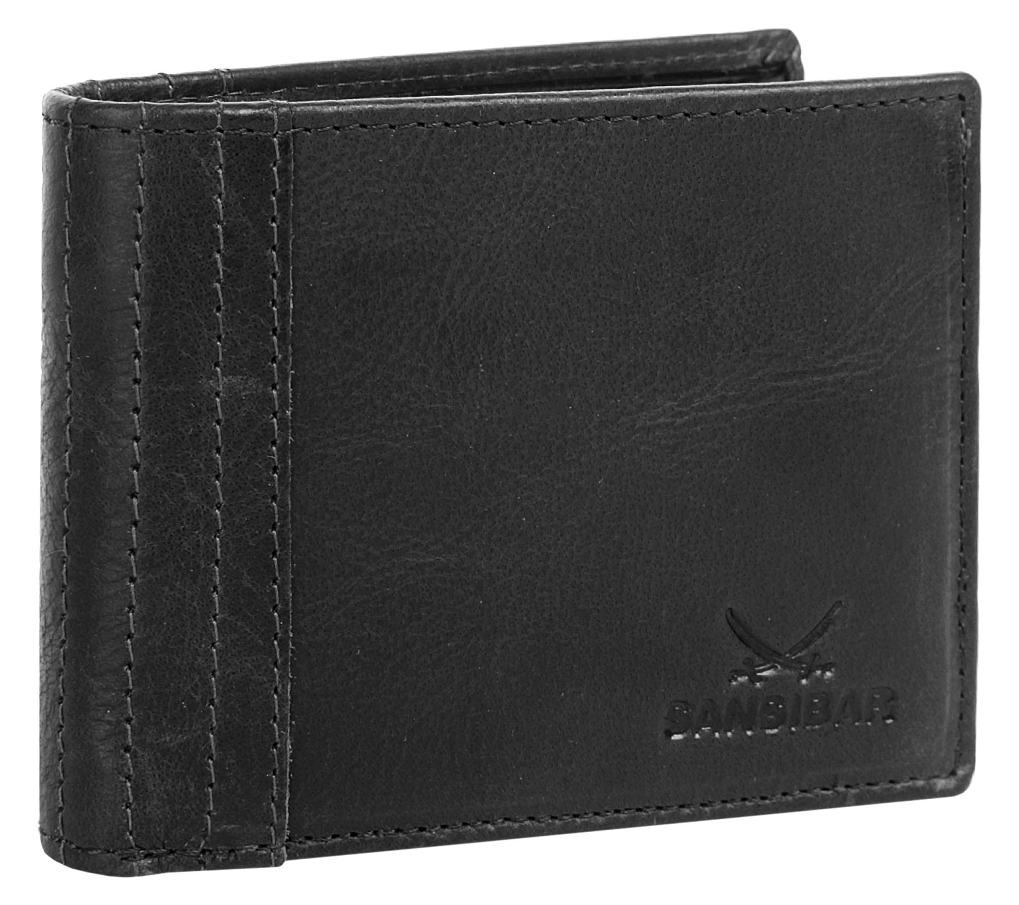 Sansibar Porte-monnaie echt Leder