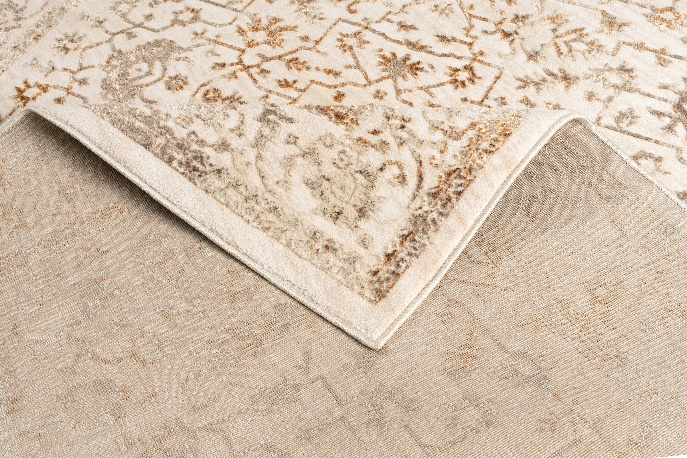 GOODproduct Teppich »Amira, orientalisches Design« rechteckig 11 mm Höhe mit Bordüre, elegant, Vintage Optik, Wohnzimmer, Schlafzimmer