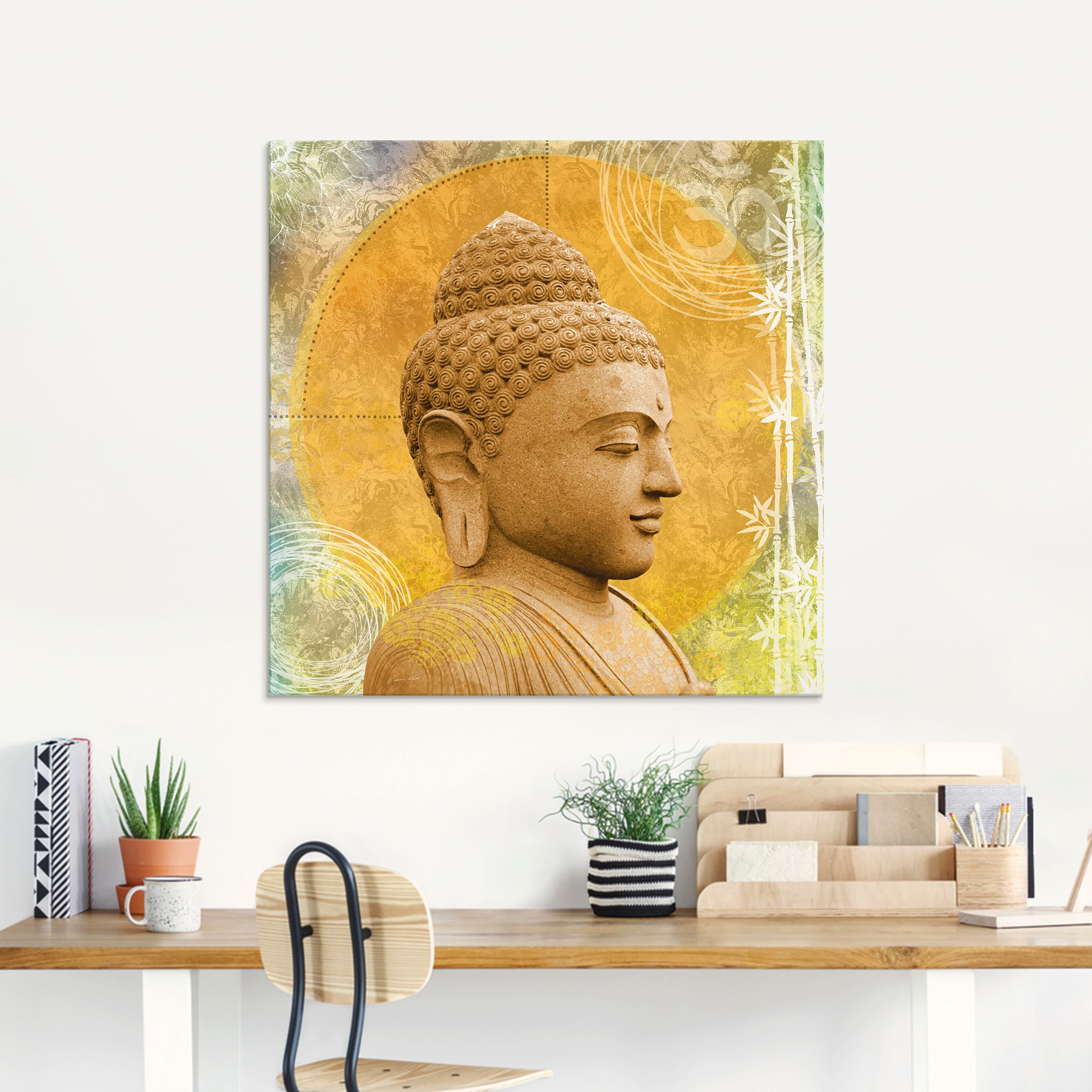 Artland Glasbild »Buddha II«, Spa, (1 St.), in verschiedenen Grössen