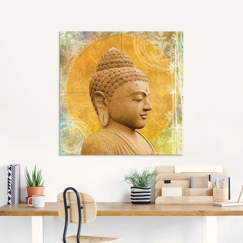 Artland Glasbild »Buddha II«, Spa, (1 St.)