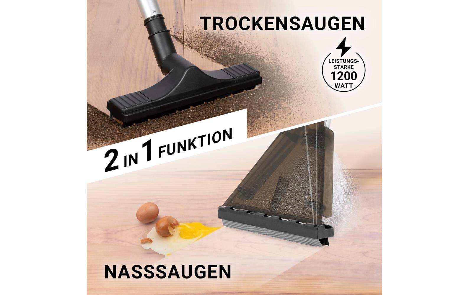  Aspirateur eau et poussière »N8Werk 30165 1200 W«