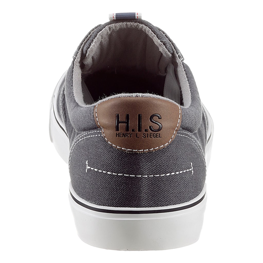 H.I.S Sneaker, mit Logoflag, Freizeitschuh, Halbschuh, Schnürschuh
