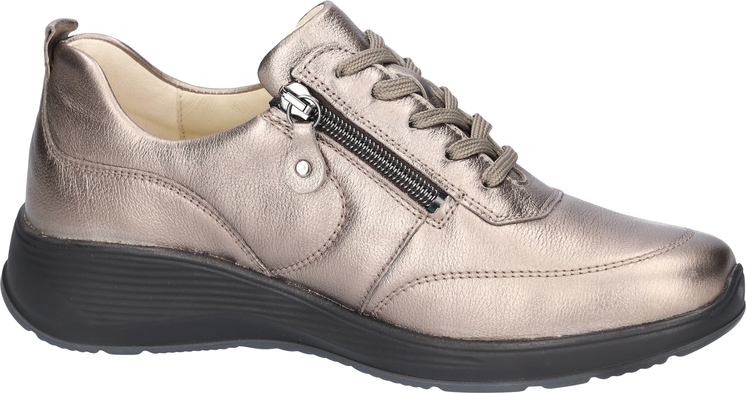 Waldläufer Sneaker »KALEA«, Komfortschuh, Halbschuh, Schnürschuh mit Reissverschlüssen, K-Weite