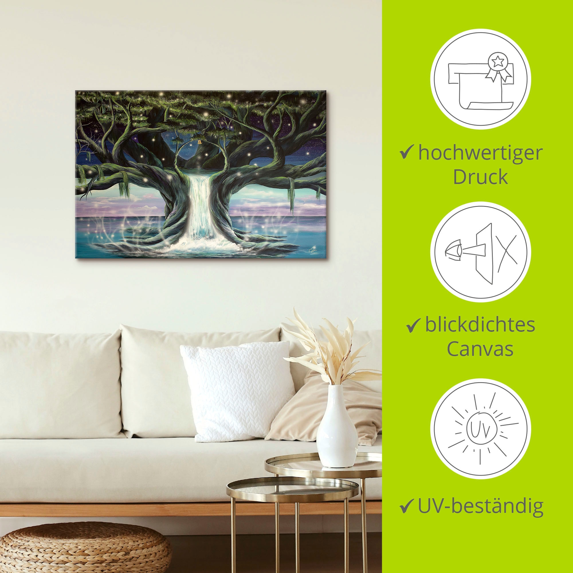 Artland Wandbild »Der Baum der Seelen«, Landschaften, (1 St.), als Leinwandbild, Poster in verschied. Grössen