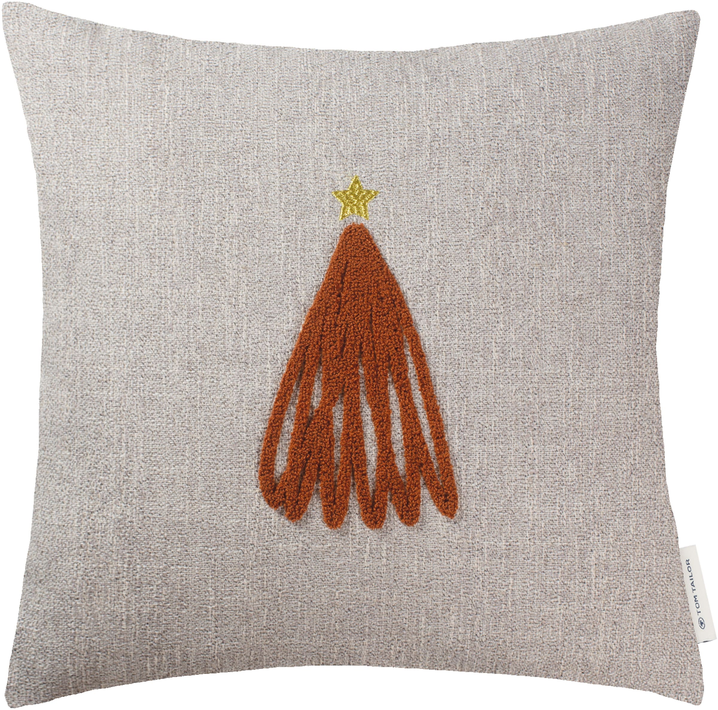 Image of TOM TAILOR HOME Dekokissen "Xmas Tree" Kissenhülle ohne Füllung, 1 Stück