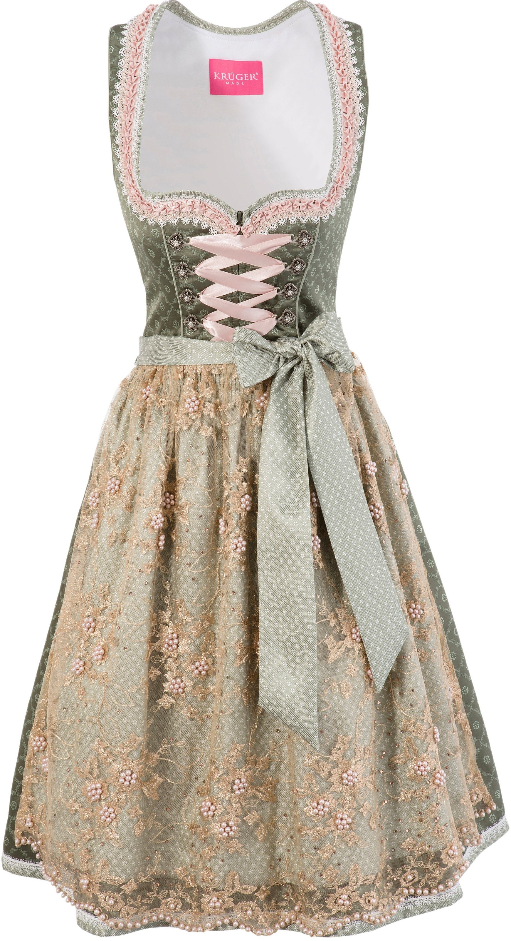 Dirndl midi mit Applikationen
