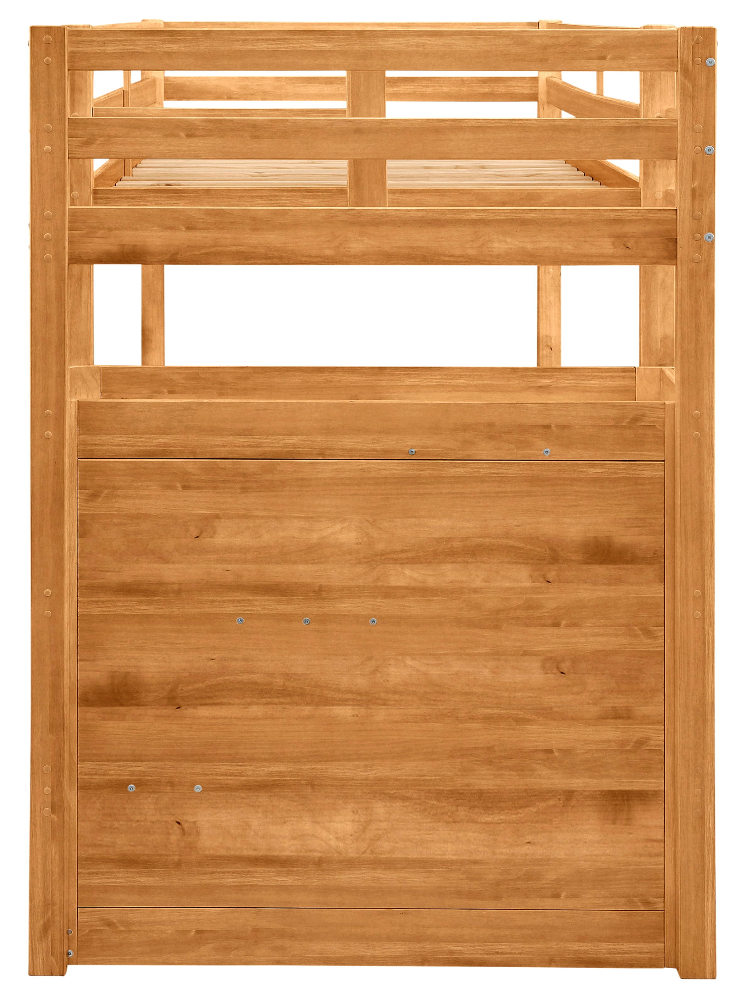 Lüttenhütt Etagenbett »Alpi, Belastbarkeit 250 KG!«, Kiefernholz, Etagenbett, inklusive Lattenrost, Liefefläche 90x200 cm