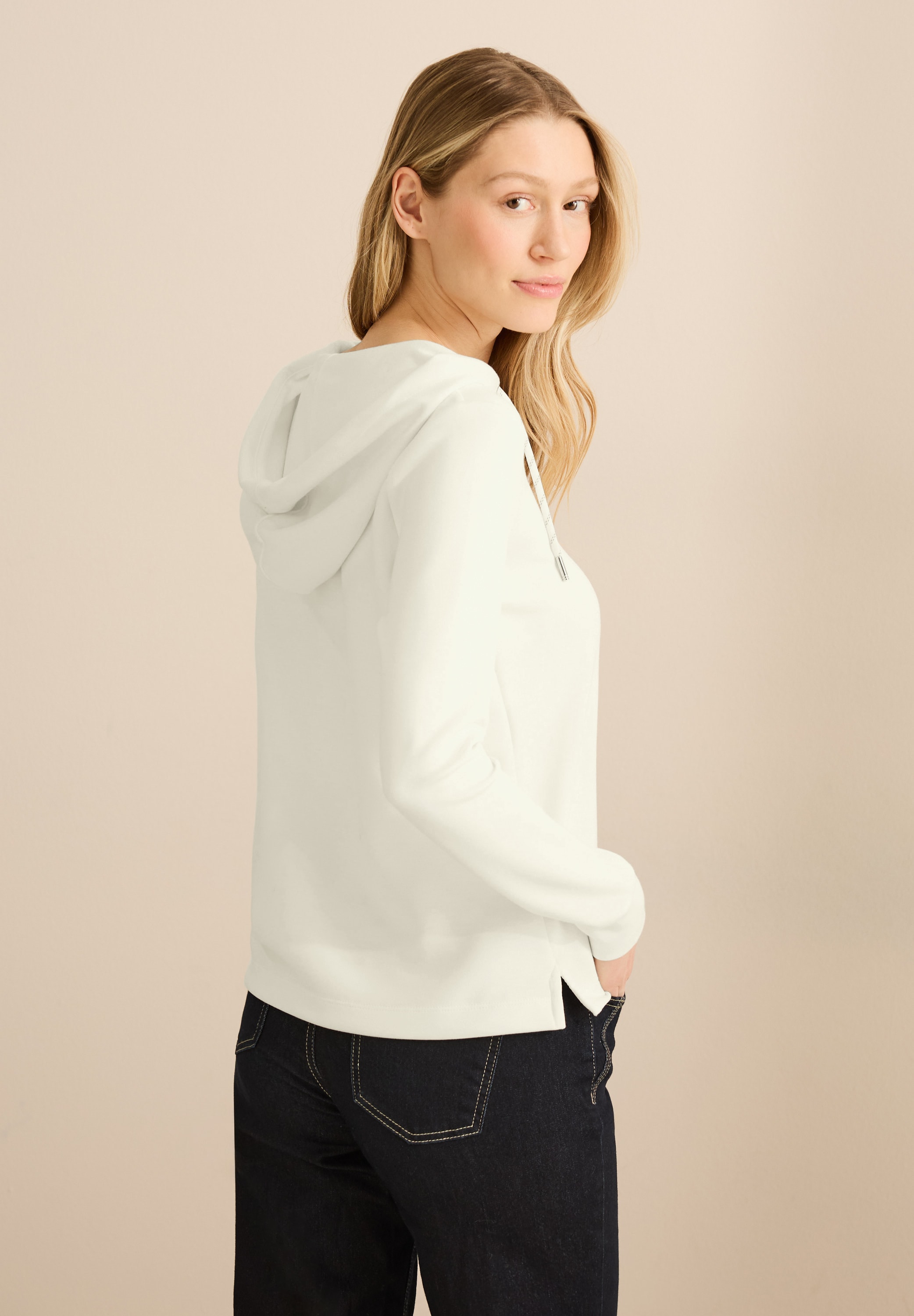 Cecil Langarmshirt, mit Kapuze