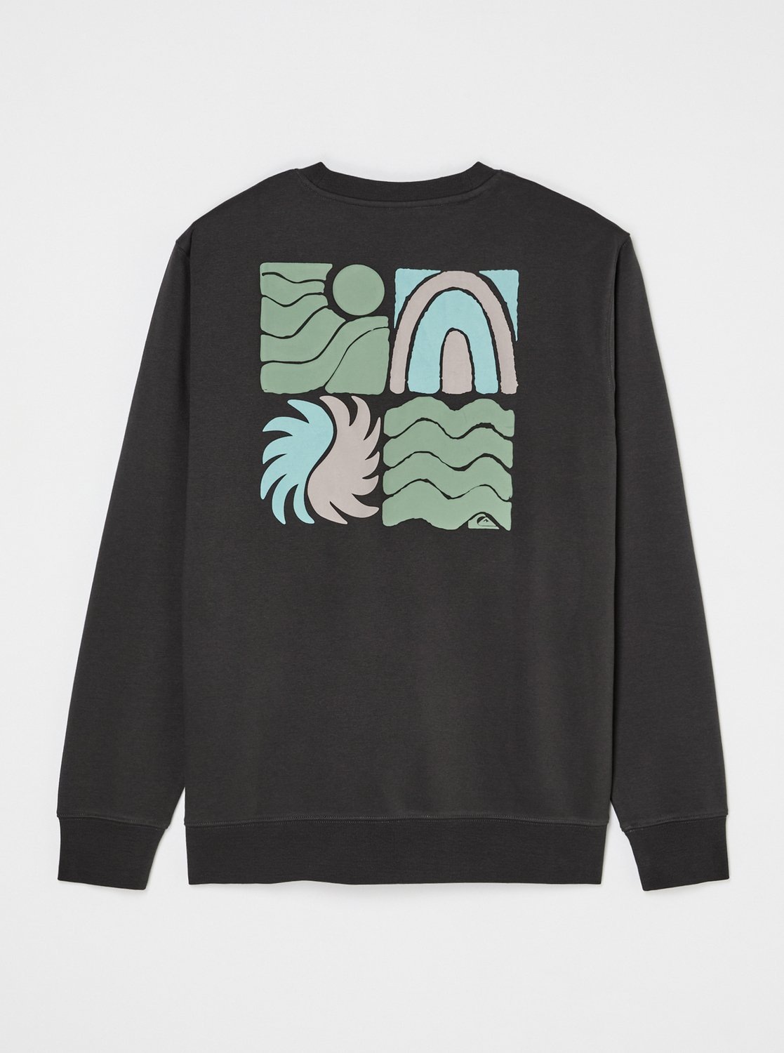 Quiksilver Sweat-shirt »VIBES CREW«, look sportif-décontracté, pour le quotidien et les loisirs
