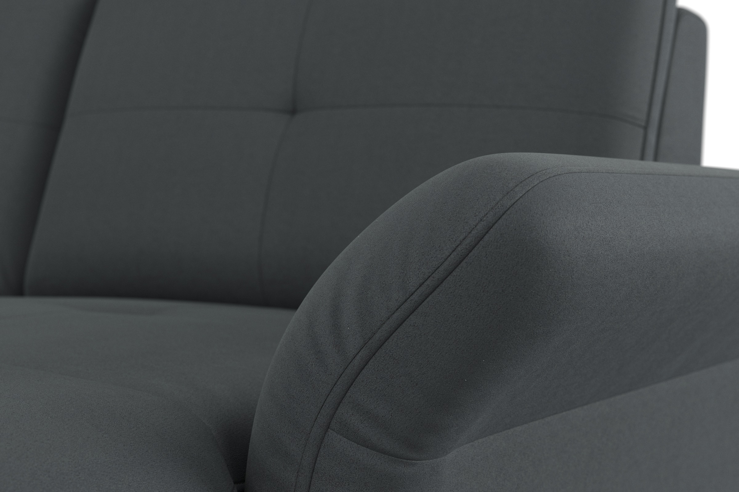 PLACES OF STYLE Wohnlandschaft »Calando U-Form« wahlweise mit Bettfunktion , Bettkasten und Armteilfunktion