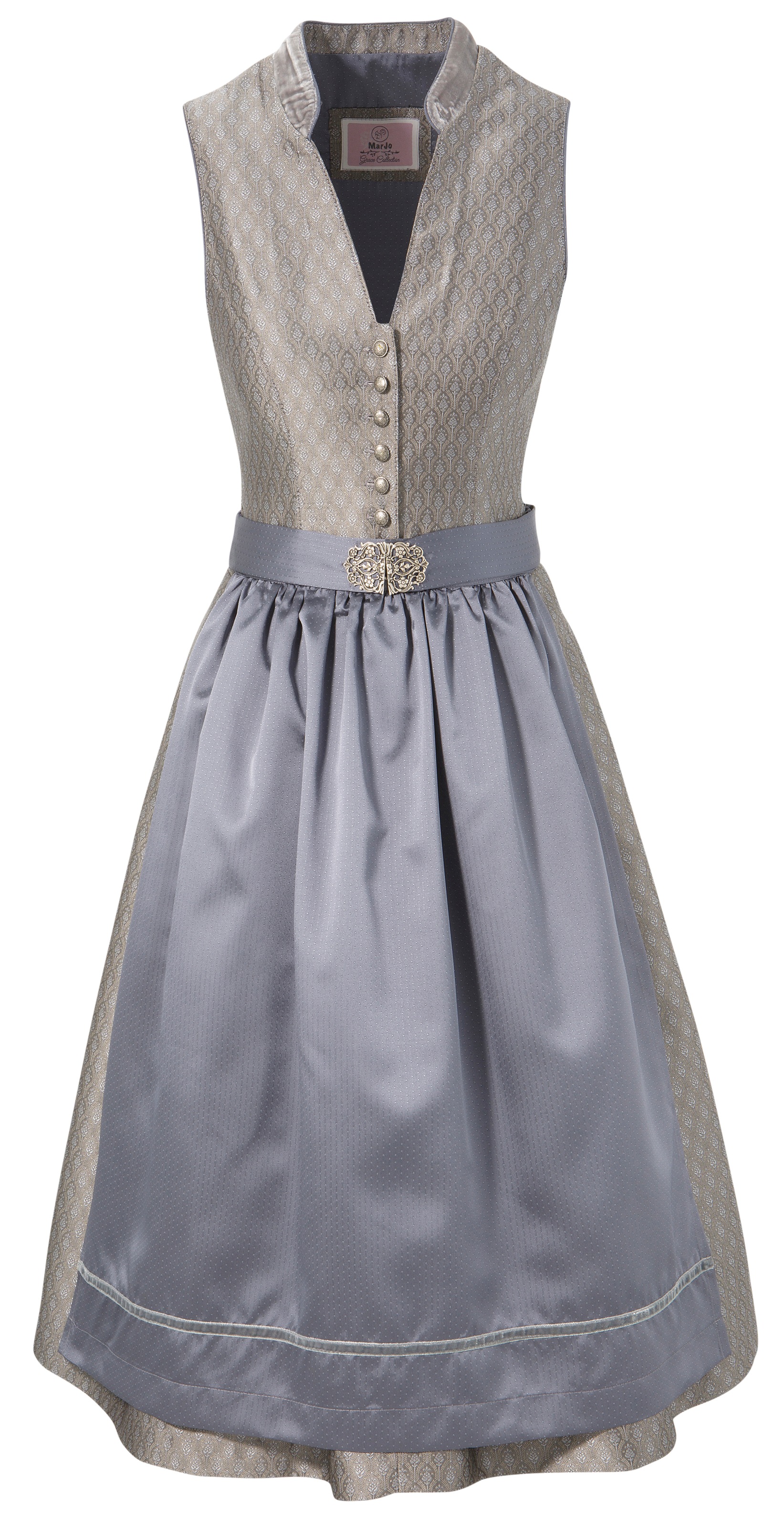 Dirndl midi mit dezentem Dessin