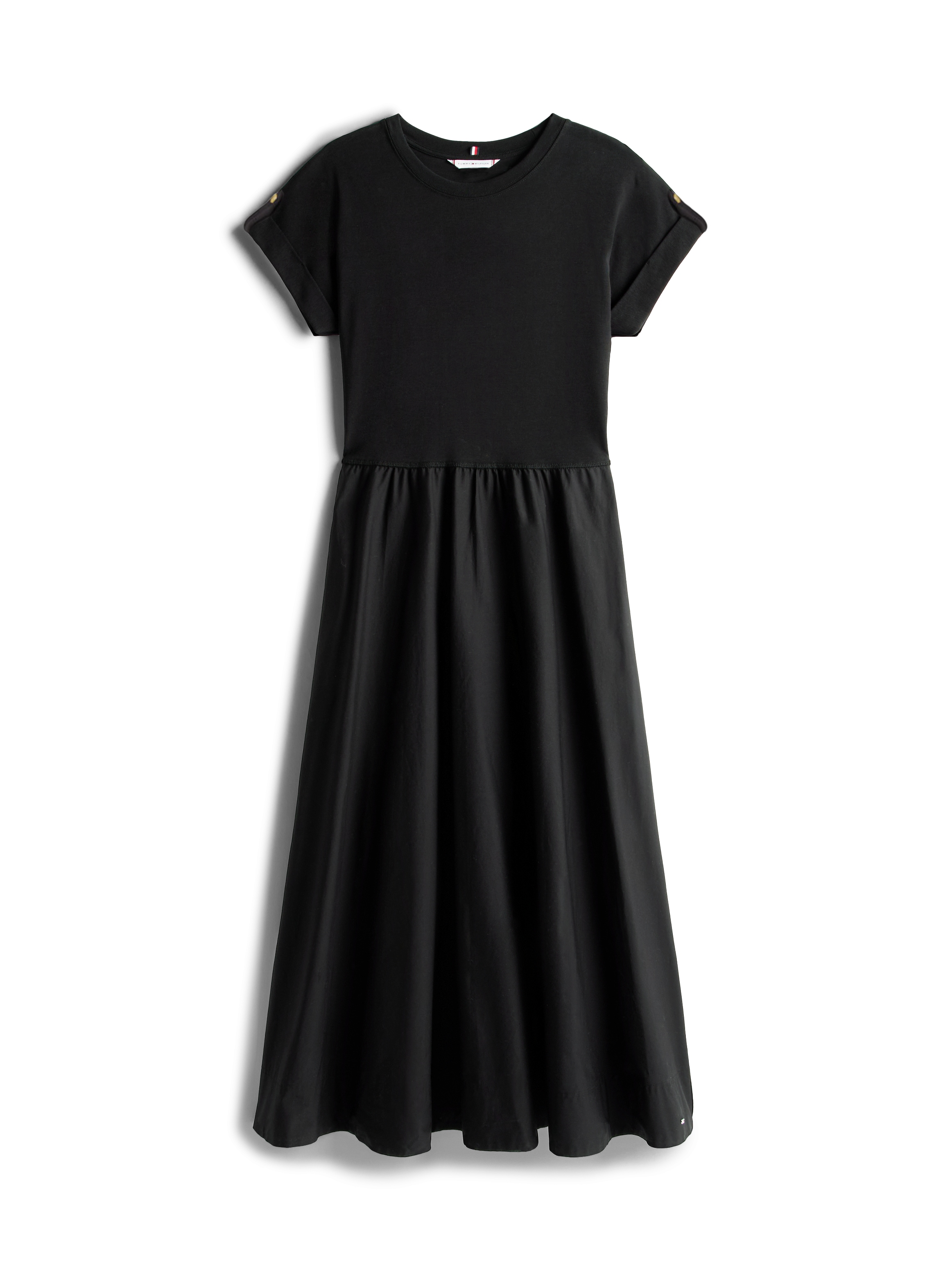 Tommy Hilfiger A-Linien-Kleid »MODERN CODY MIDI MIX F&F DRS«