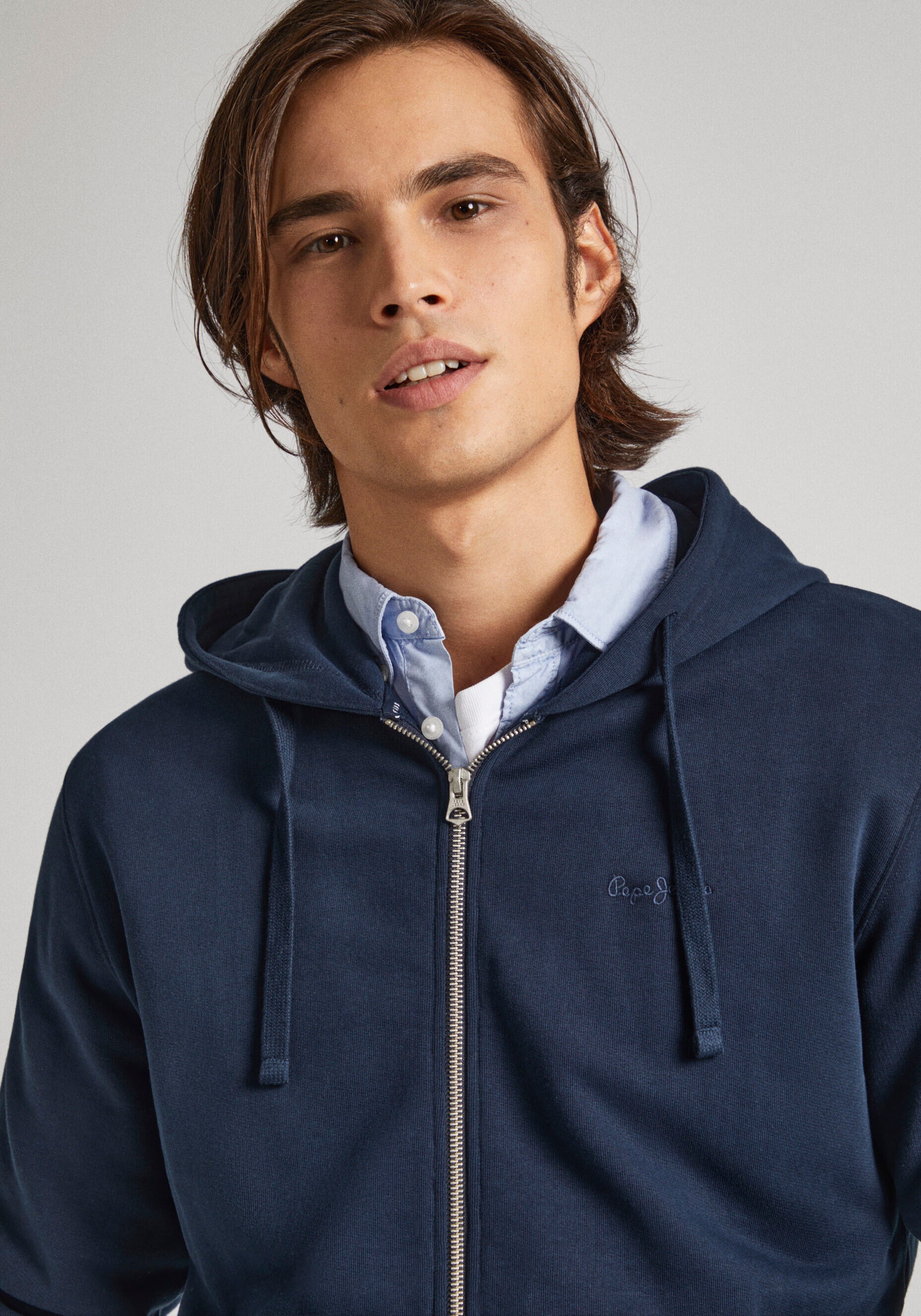 Pepe Jeans Kapuzensweatjacke »Pepe Sweatshirt JOE ZIP«