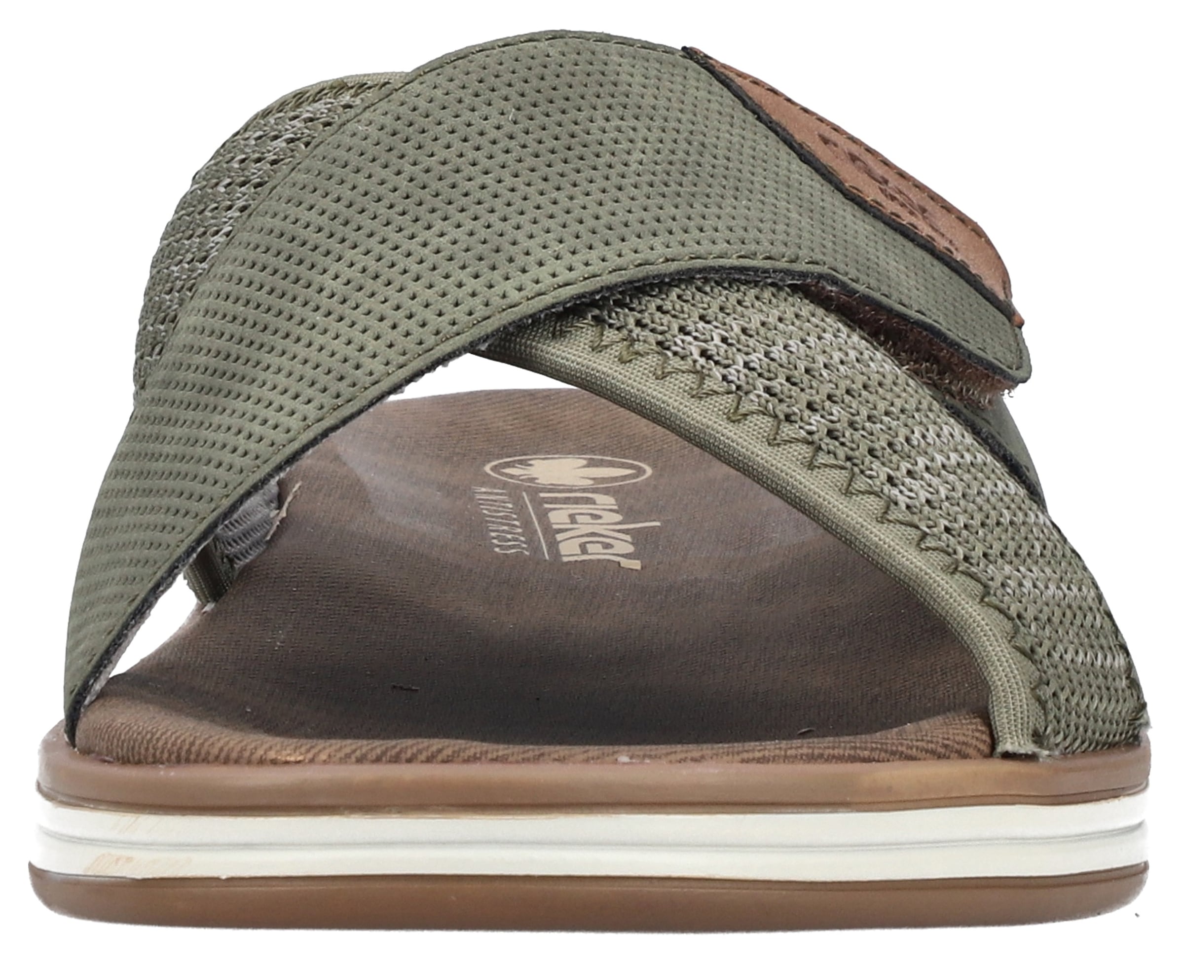Rieker Pantolette  , chaussure d'été, chaussure de plage, mule, chausson avec fermeture velcro