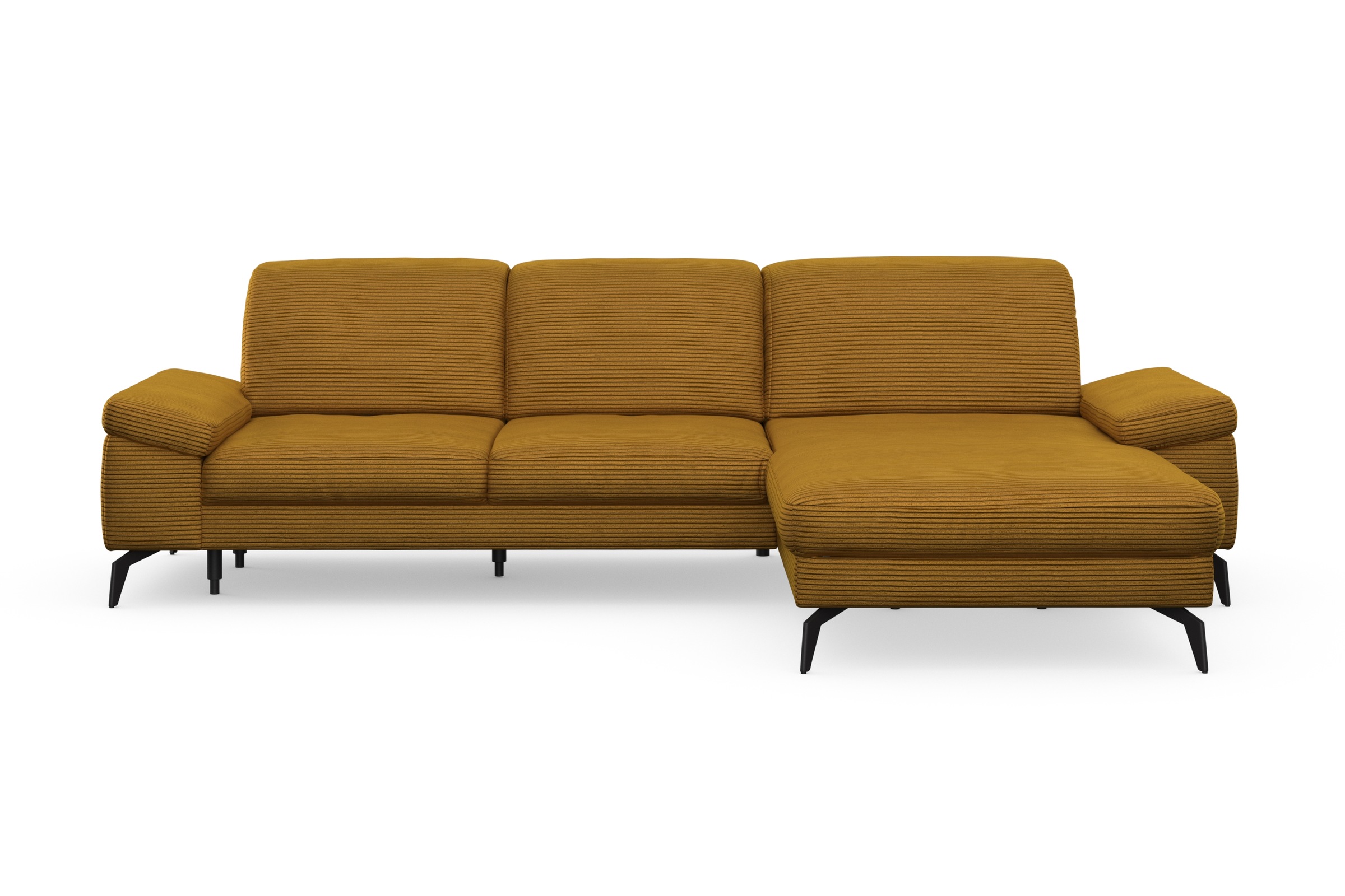sit&more Ecksofa »Cabana L-Form«, Recamiere, wahlweise mit Sitztiefen-, Armlehnen- und Kopfteilfunktion