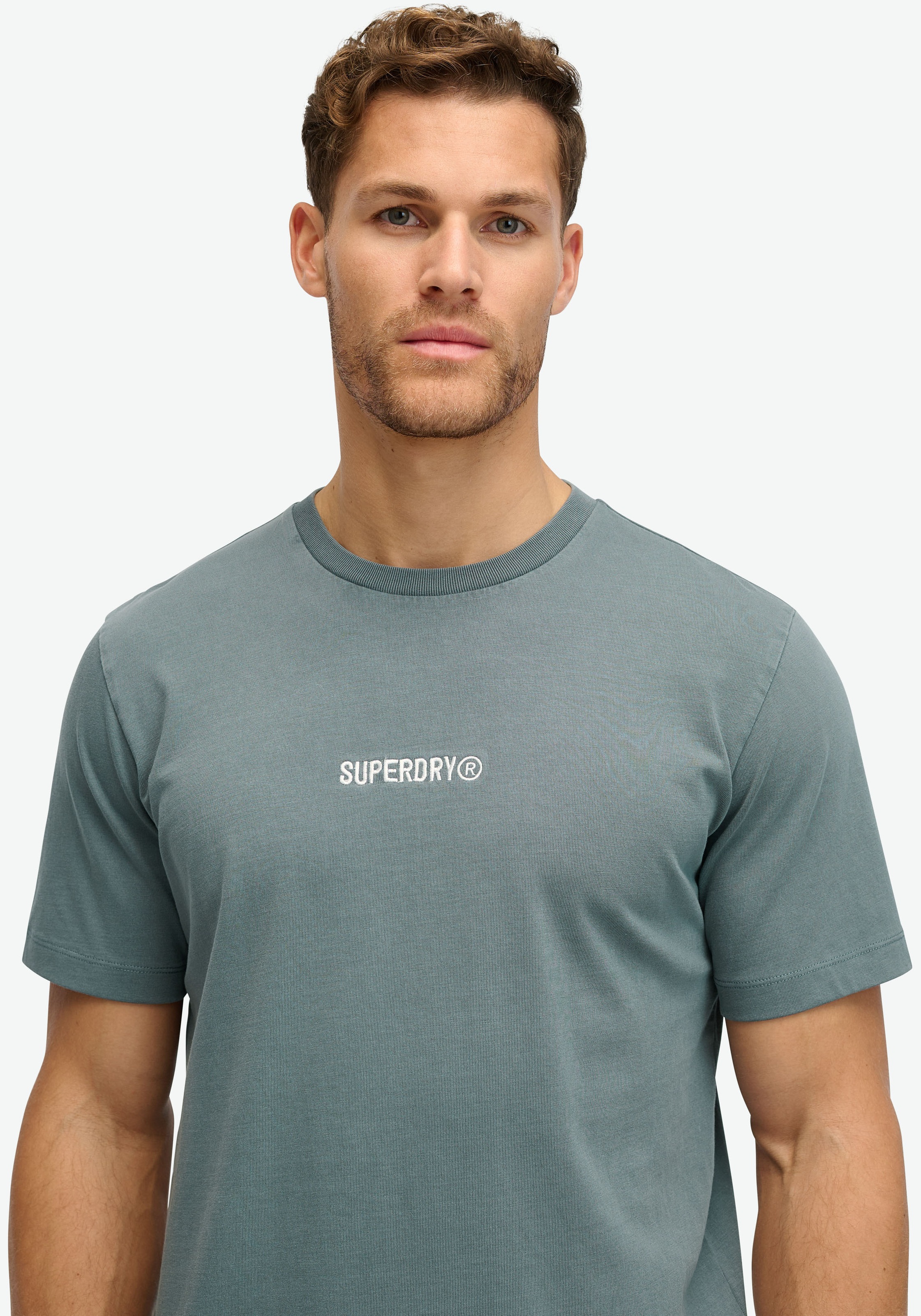 Superdry Rundhalsshirt »MICRO LOGO GRAPHIC LOOSE TEE«