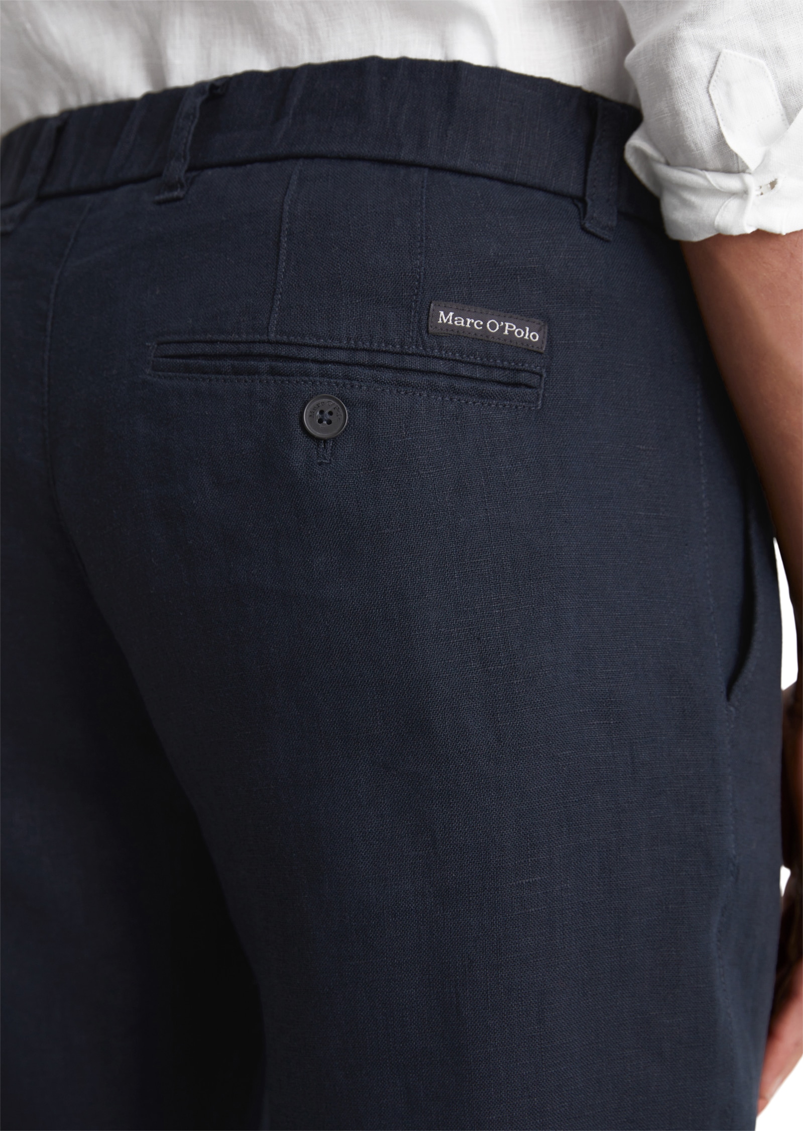 Marc O'Polo Leinenhose »Osby jogger pleats«