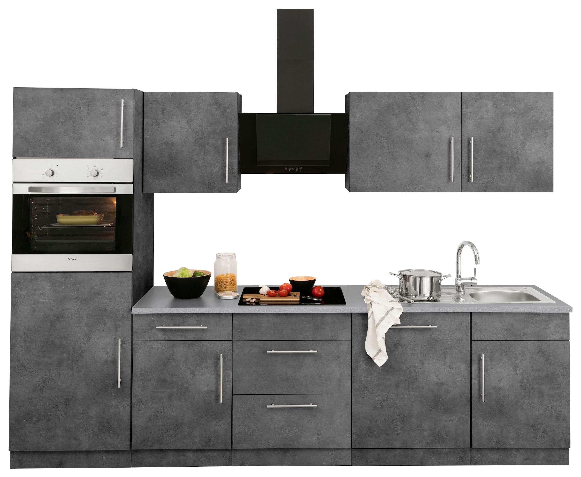 wiho Küchen Küchenzeile »Cali«, ohne E-Geräte, Breite 280 cm acheter  confortablement