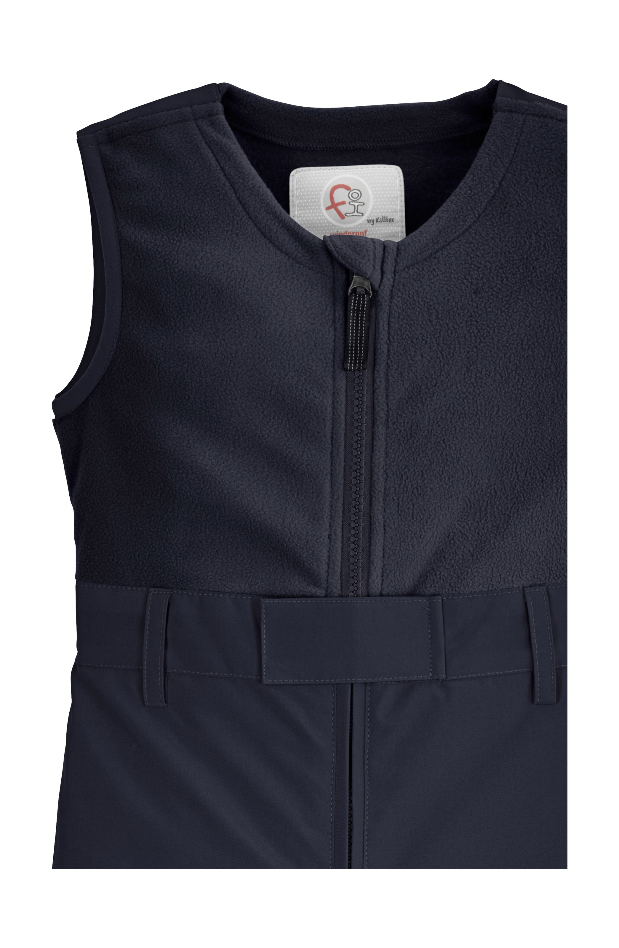 first instinct by killtec Skihose »FISW 34 MNS SKI PNTS«, Wasserdichte, wärmende Latzhose mit Schneefang und Grow-Up-Funktion