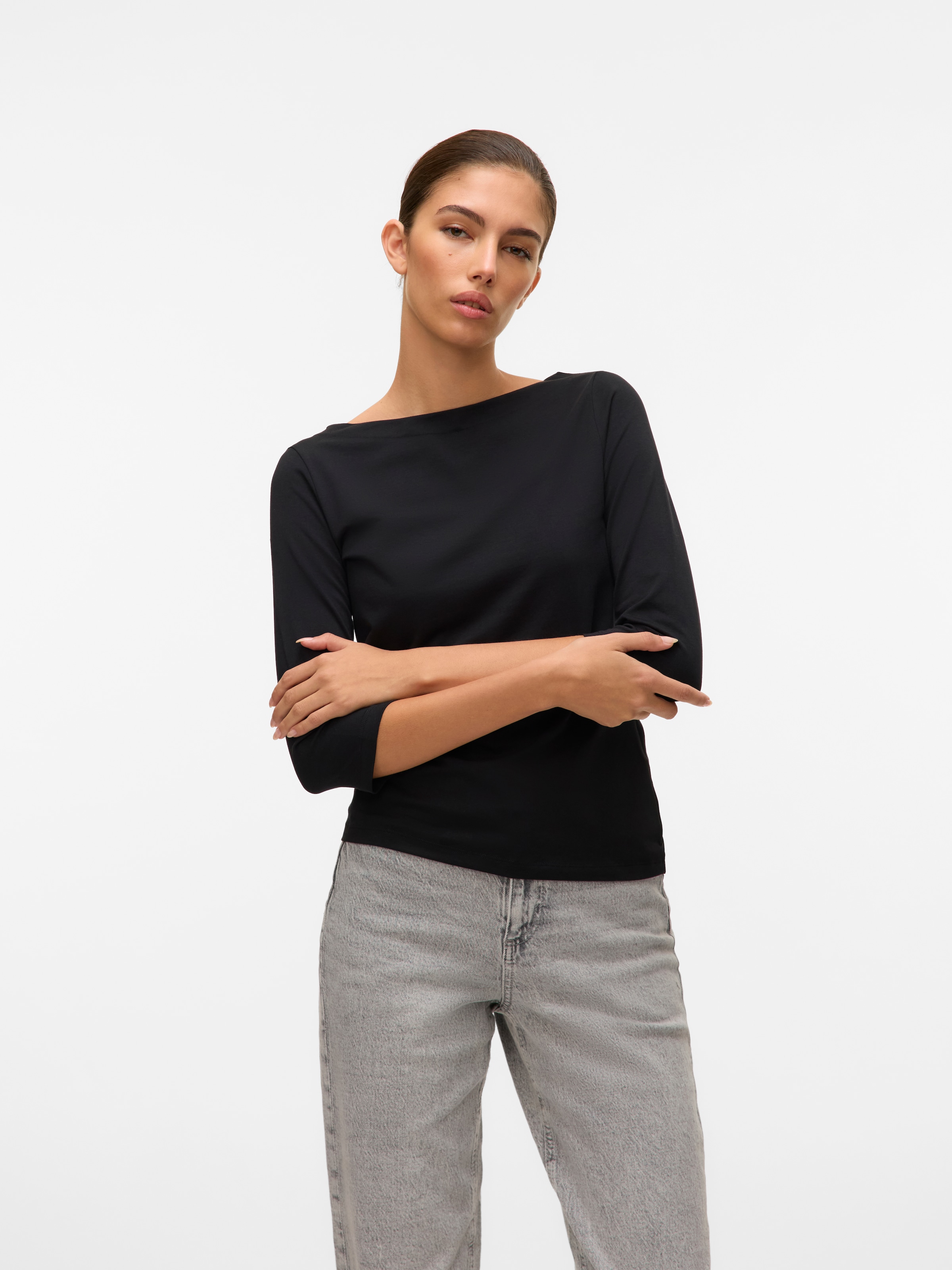 Vero Moda 3/4-Arm-Shirt »VMPANDA MODAL 3/4 TOP JRS NOOS«
