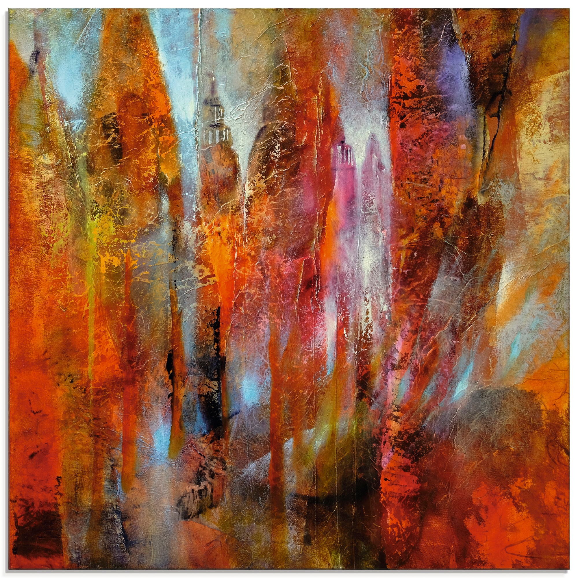 Image of Artland Glasbild »Frühling in der Schlossallee«, Gebäude, (1 St.) bei Ackermann Versand Schweiz