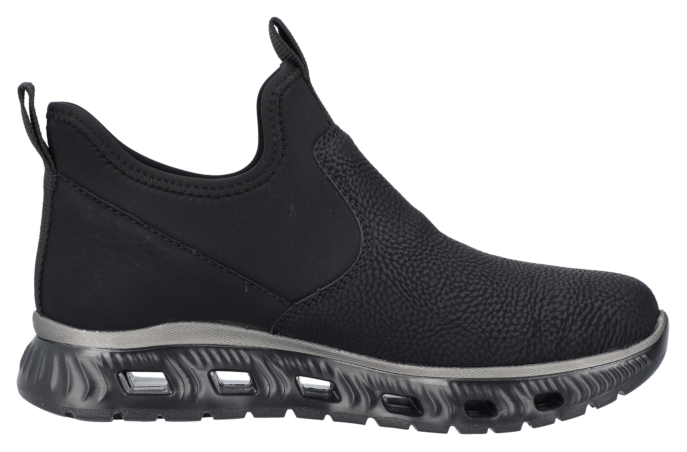 RIEKER Sport Bottines à enfiler  , High-Top-Sneaker, Schlupfboots mit elastischem Schaft