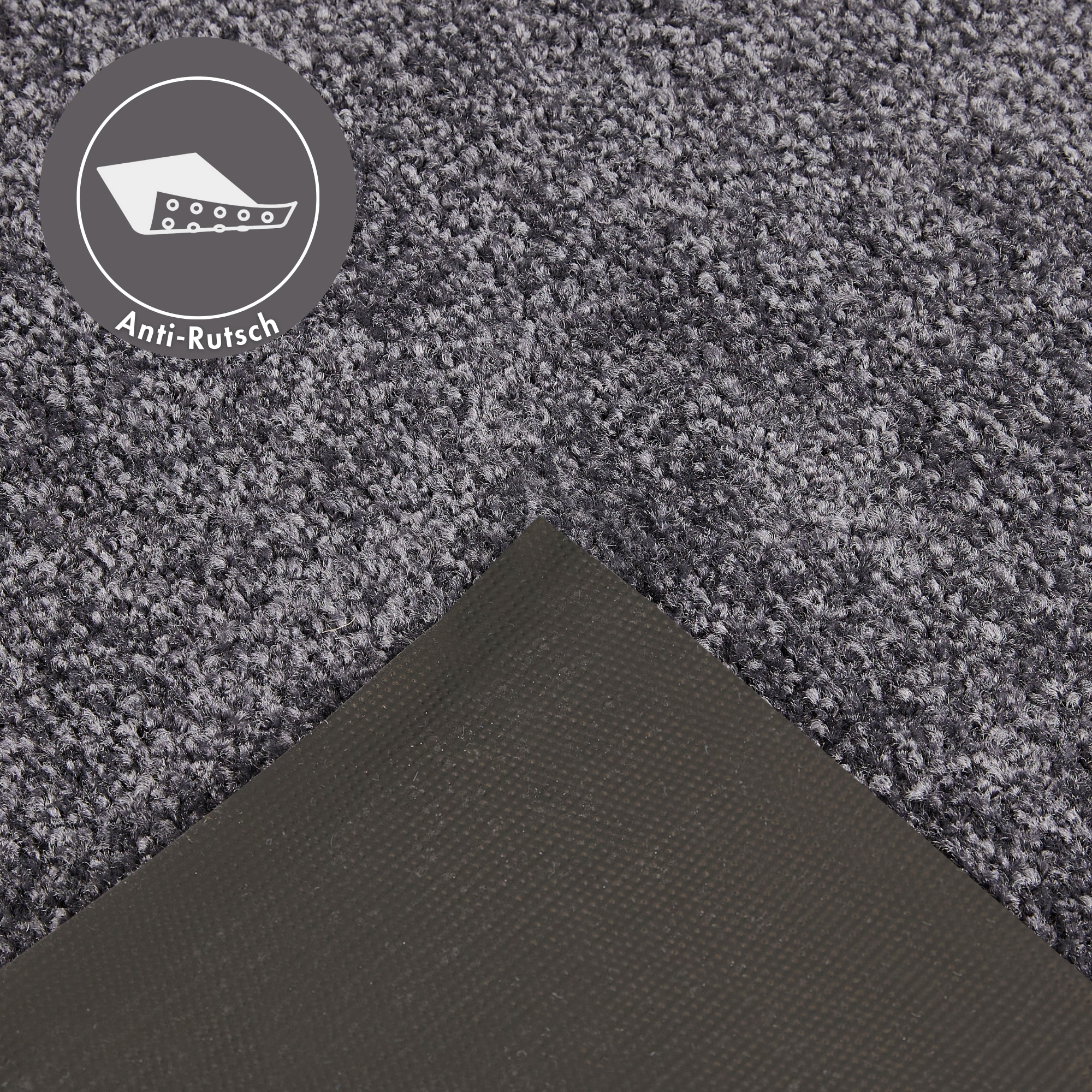 Andiamo Tapis de sol »Super Wash & Clean, Made in Belgium« Rectangulaire 7 mm Höhe Schmutzfangmatte, Uni Farben, rutschhemmend, waschbar