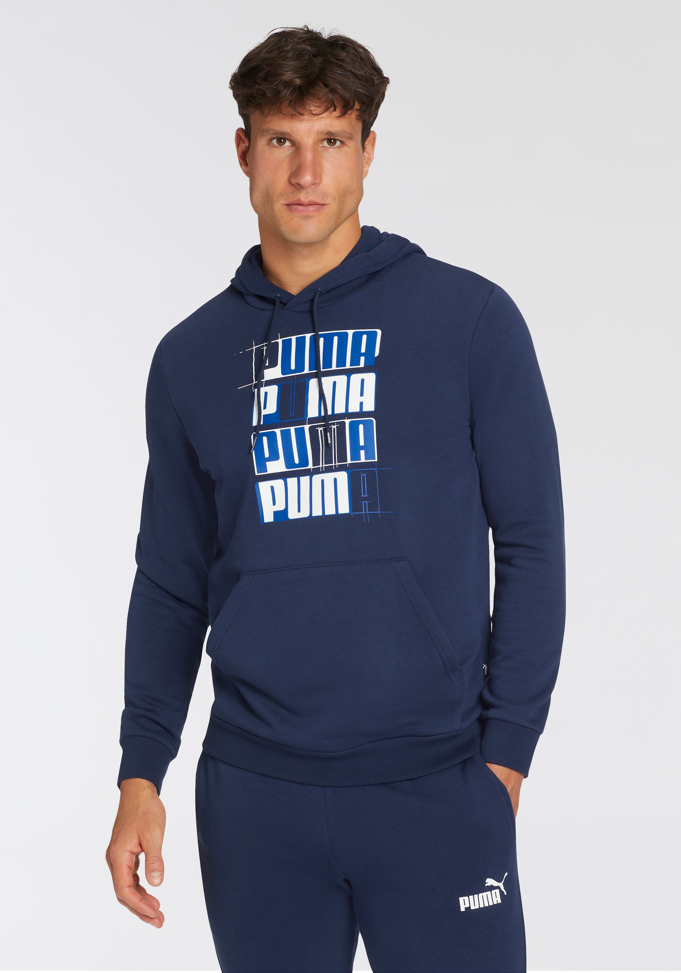 Image of PUMA Kapuzensweatshirt "ESS+ LOGO LAB HOODIE TR", mit Kapuze, mit Kängurutasche, Regular Fit