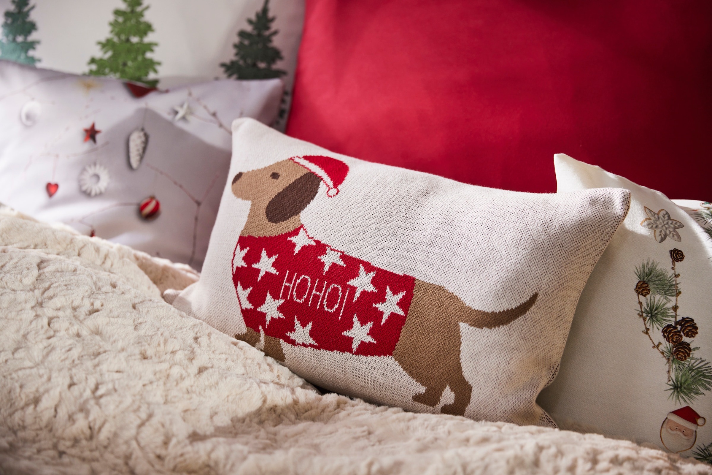 TOM TAILOR HOME Dekokissen »Dachshund« aus Baumwolle