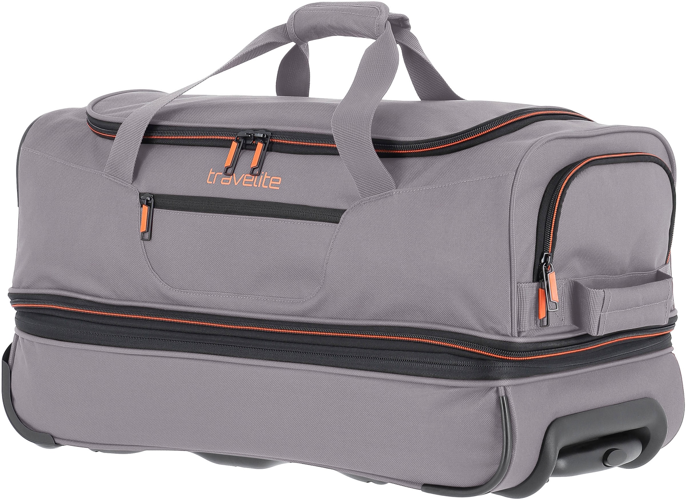 travelite Reisetasche »BASICS, verschiedene Grössen und Farben« Duffle Bag Reisegepäck Sporttasche Reisebag mit Trolleyfunktion