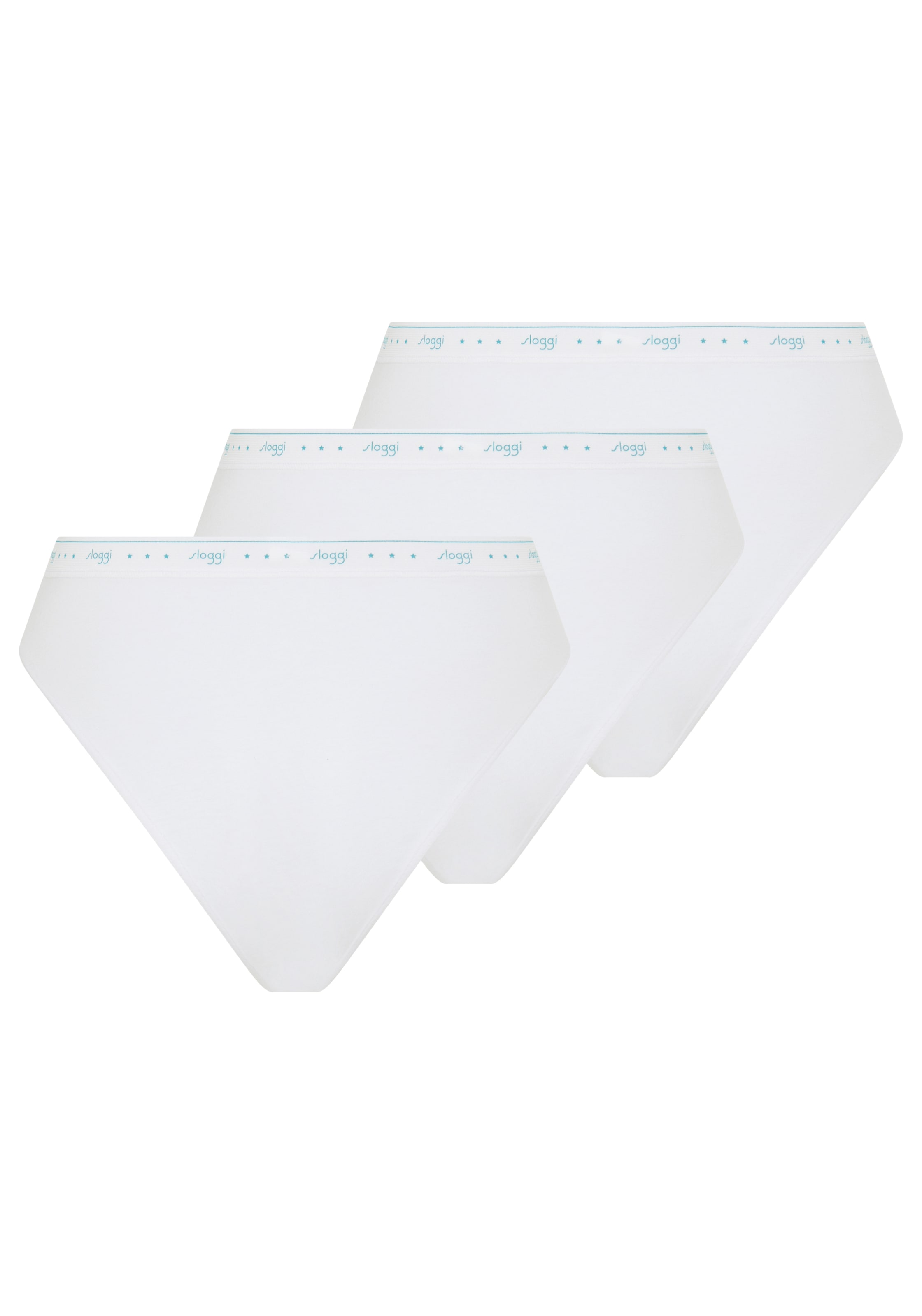 sloggi Tai-Slip »24/7 100« 3er Pack,  elastischer Bund mit sloggi-Logo-Schriftzug