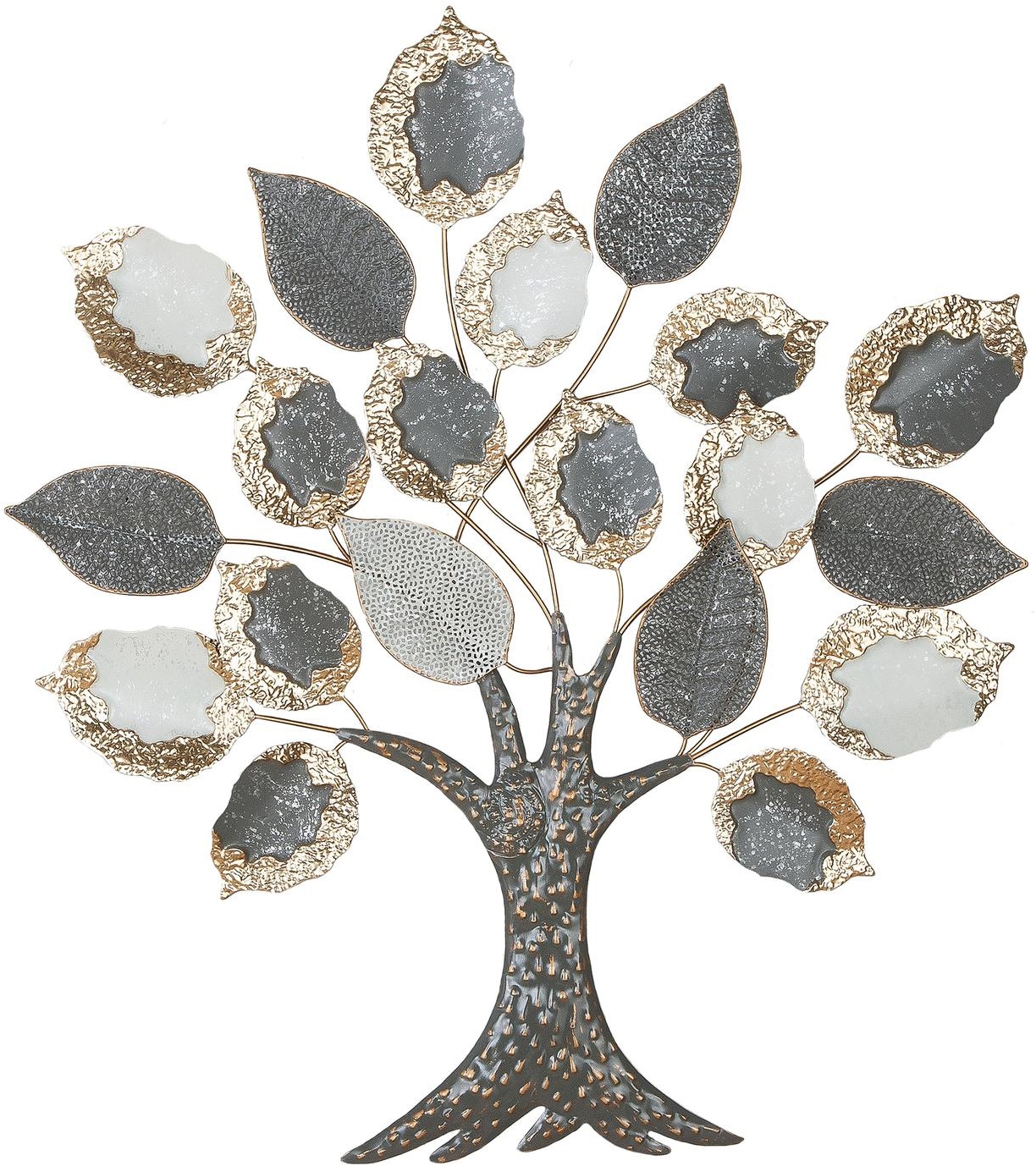 Image of Casablanca by Gilde Wanddekoobjekt "Wandrelief, Baum, "Big Tree", Metall, grau" Wandrelief Big Tree Baum Naturmotiv Wanddeko Wohnzimmer