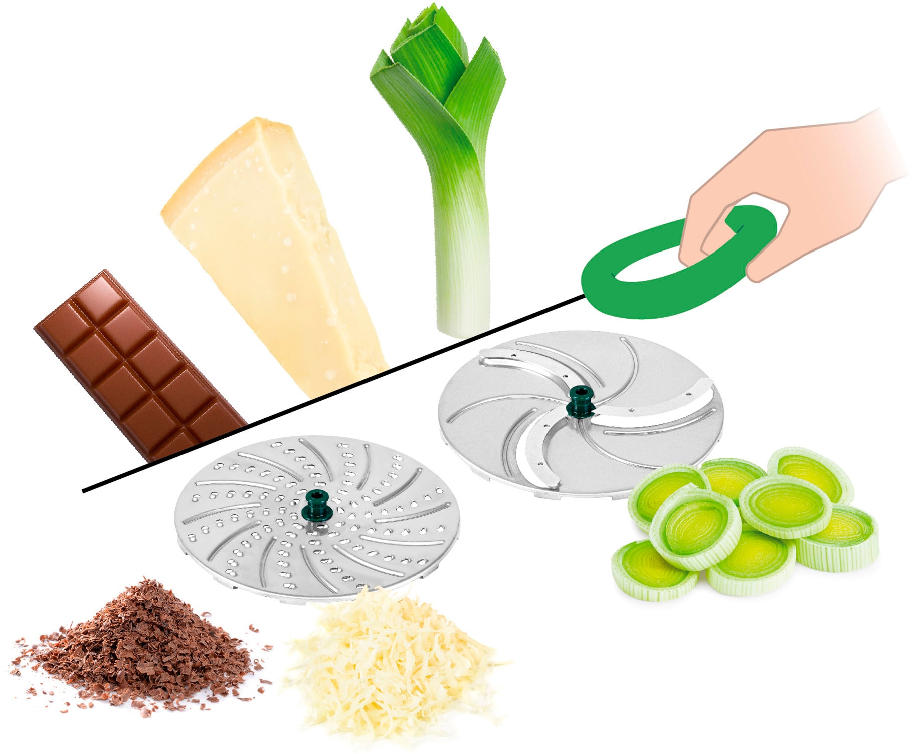 Genius Hachoir »Nicer Dicer Pegasus« Set 12-tlg., inkl. Behälter u. Deckel