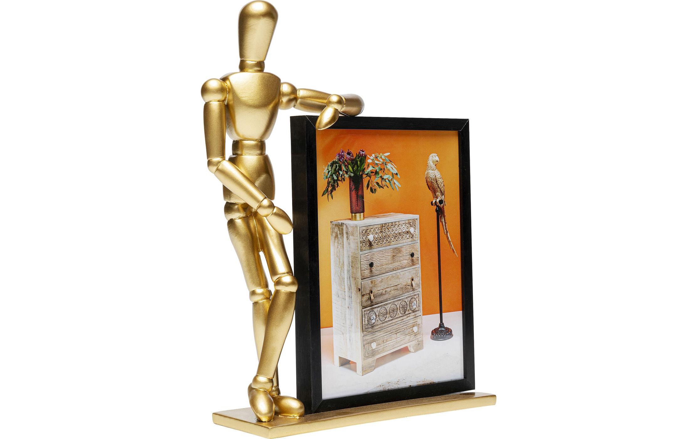 Kare Design Bilderrahmen »Proudly Goldfarben/Schwarz, 16 x 21 cm«