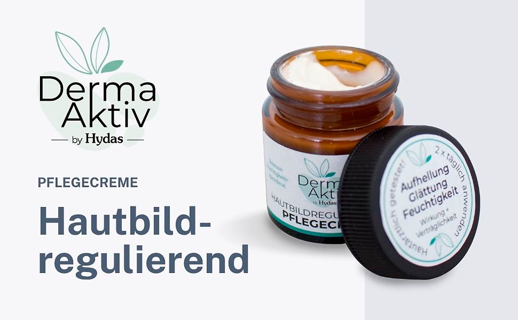 Hydas Soins du visage »DermaAktiv Hautbildregulierende Pflegecreme« Reduzierung von Pigment- und Altersflecken, fördert den Hautzellschutz