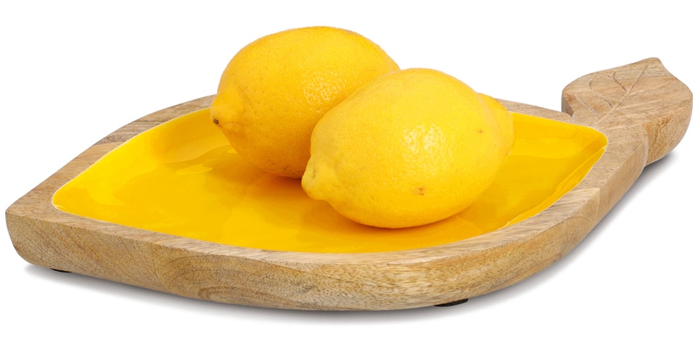 Zeller Present Servierschale »Obstschale "Lemon", Mangoholz« aus Massivholz hochwertiges natürliches Material