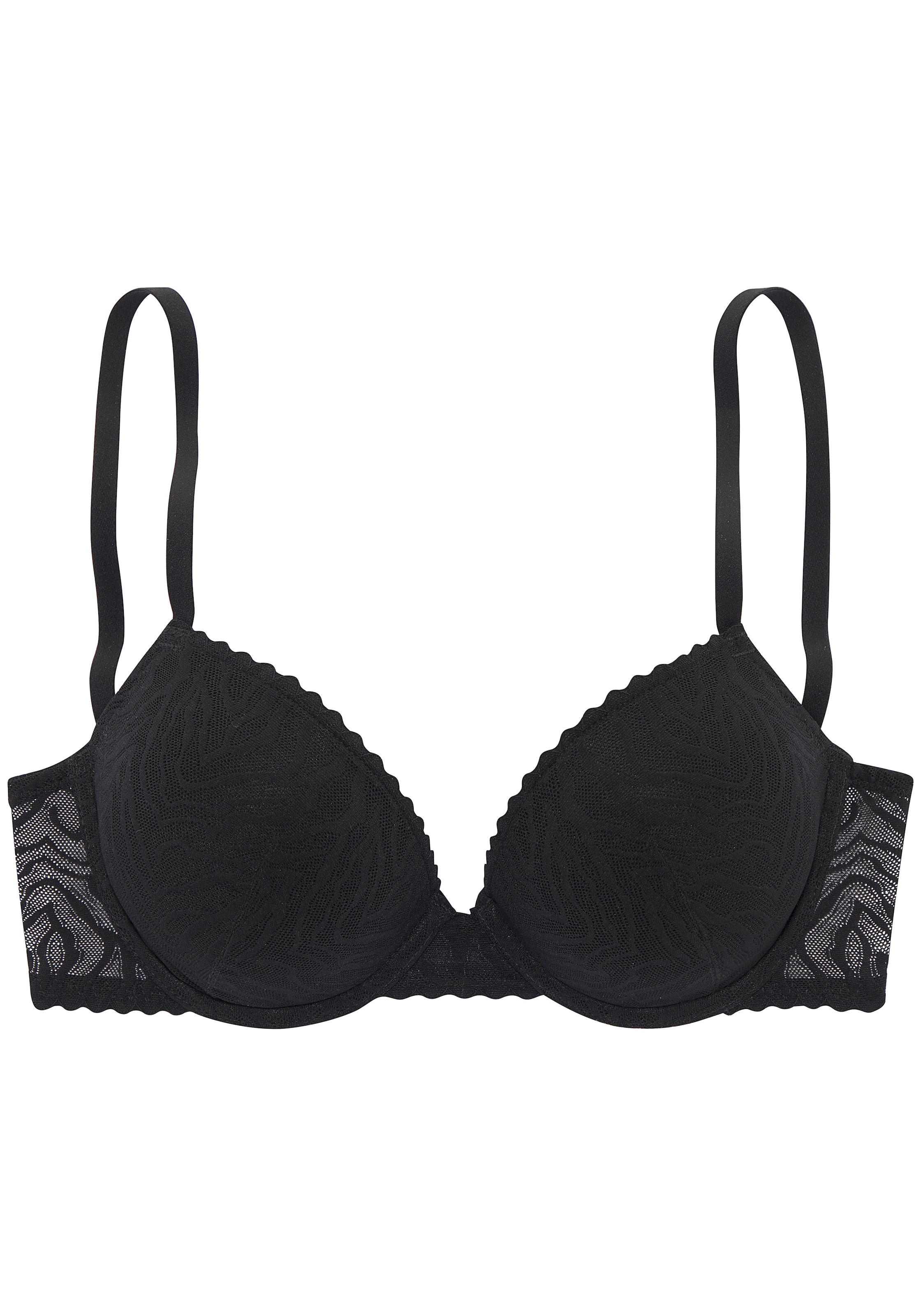 s.Oliver Soutiens-gorge moulés »Alix« en dentelle douce et plate avec un motif discret
