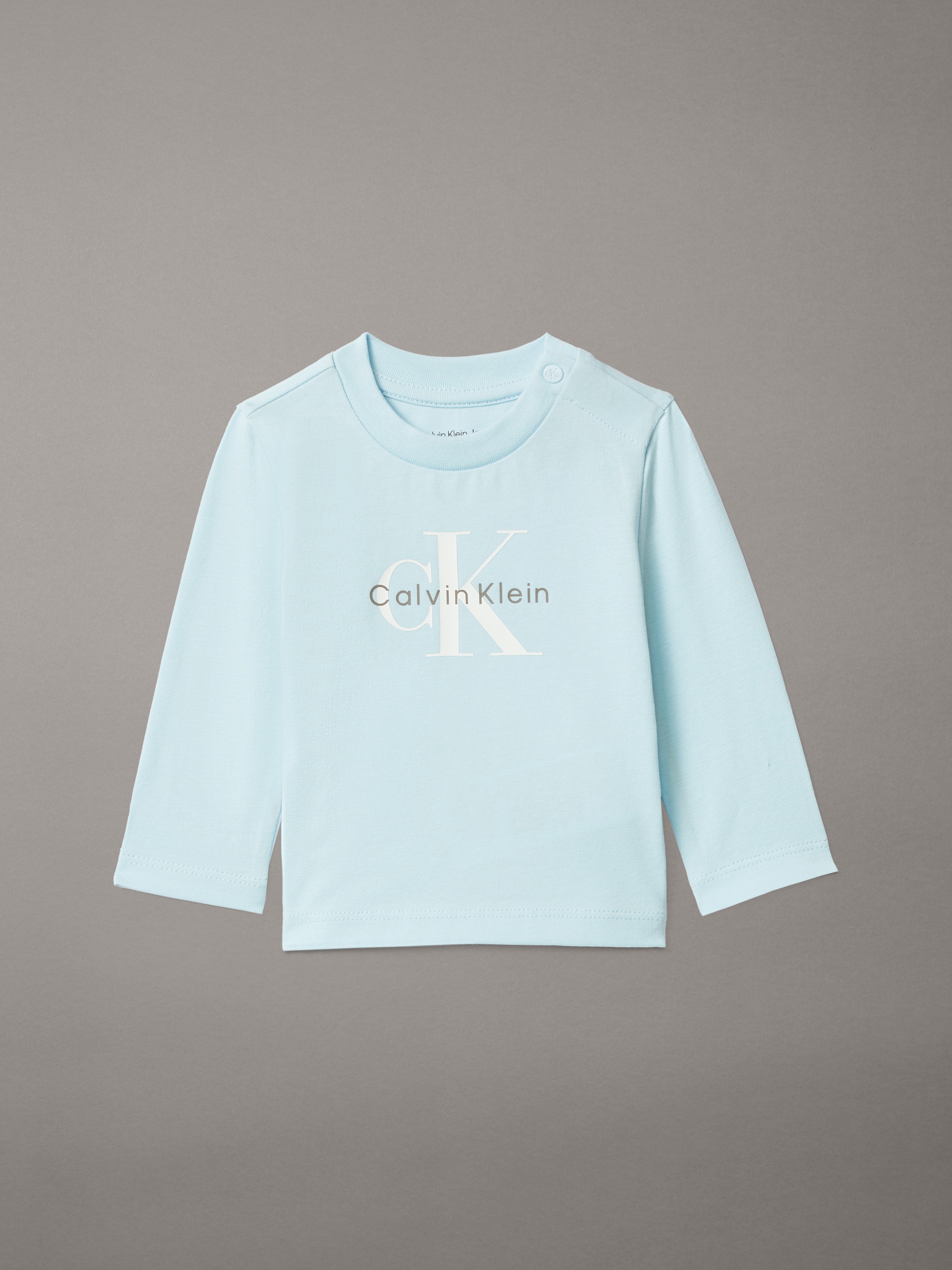 Calvin Klein Jeans Langarmshirt »MONOGRAM LS T-SHIRT«, für Babys bis 2 Jahre, Logo-Druck