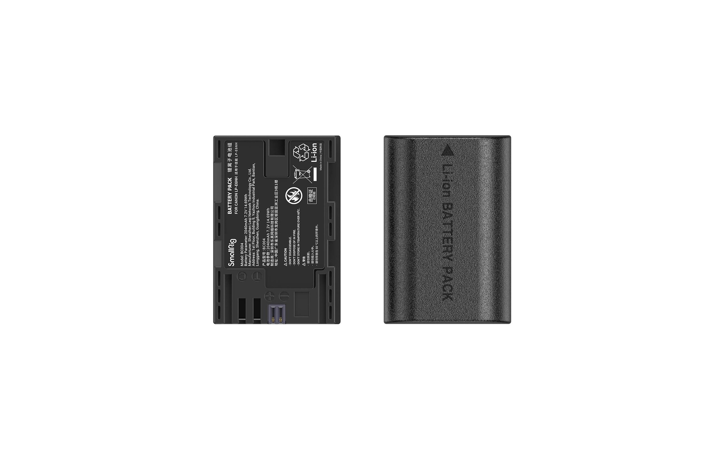 Kamera-Akku »Smallrig LP-E6NH Akku und Charger Kit«, 7,2 V