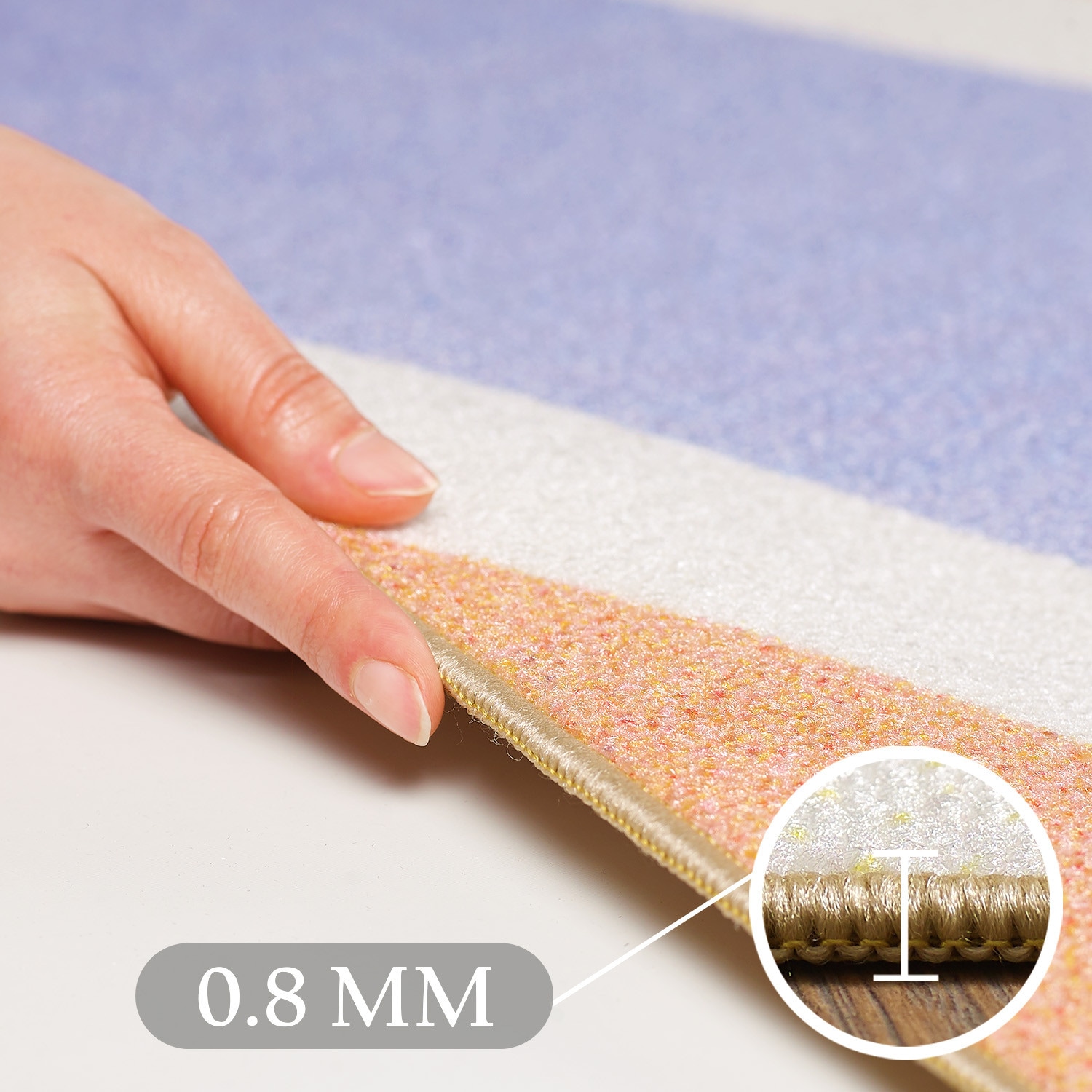 Ayyildiz Teppiche Tapis pour enfants »PLAY 2020« Rectangulaire 8 mm Höhe antidérapant, motif coloré soleil, poils courts