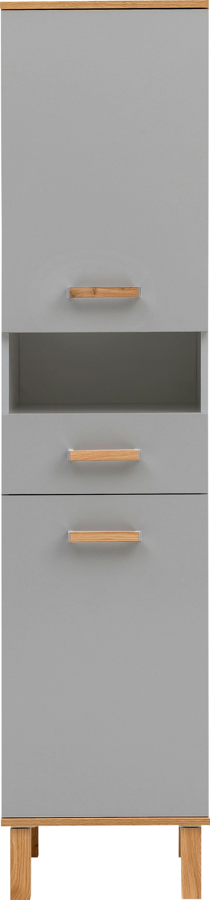 Schildmeyer Hochschrank »Padua«, Füsse aus Massivholz