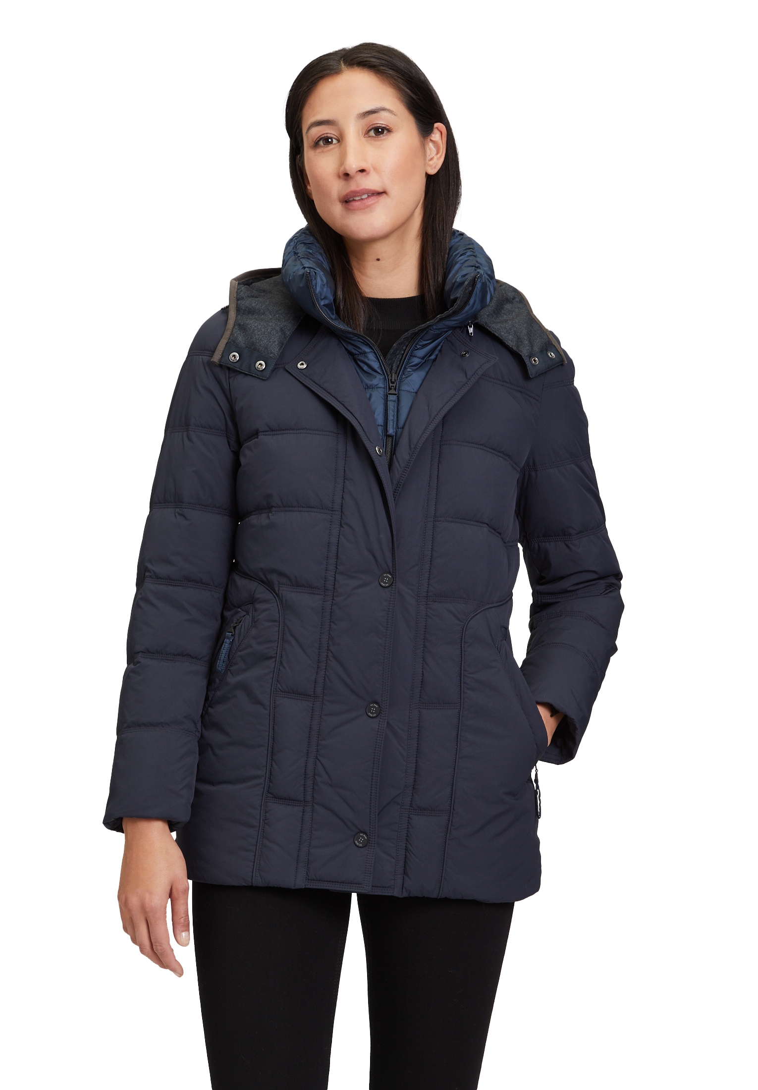 Image of Gil Bret Winterjacke mit Kapuze gesteppt mit Kapuze