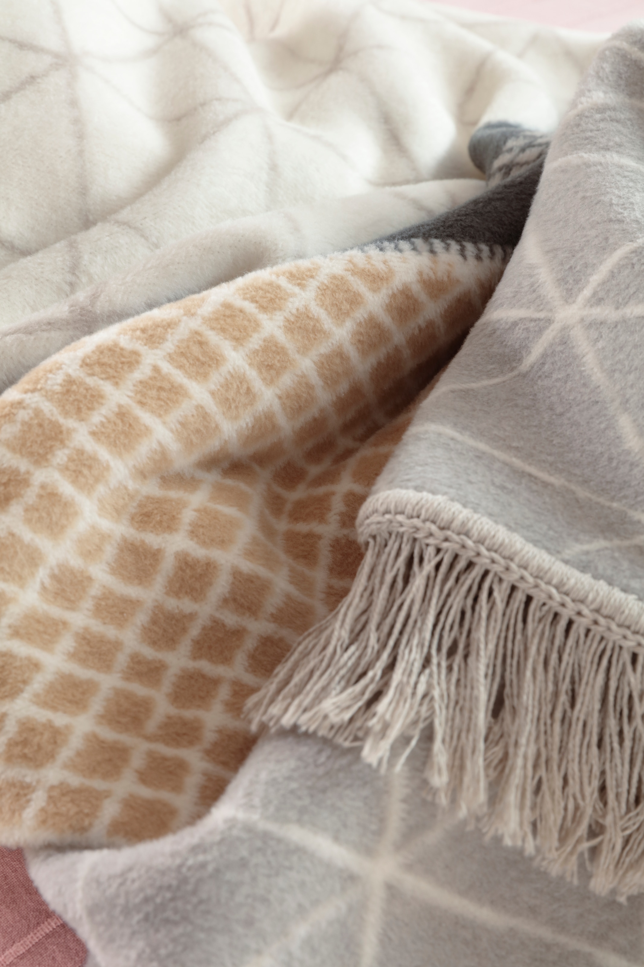 Biederlack Wohndecke »Wohndecke Boho« im klassischen Design