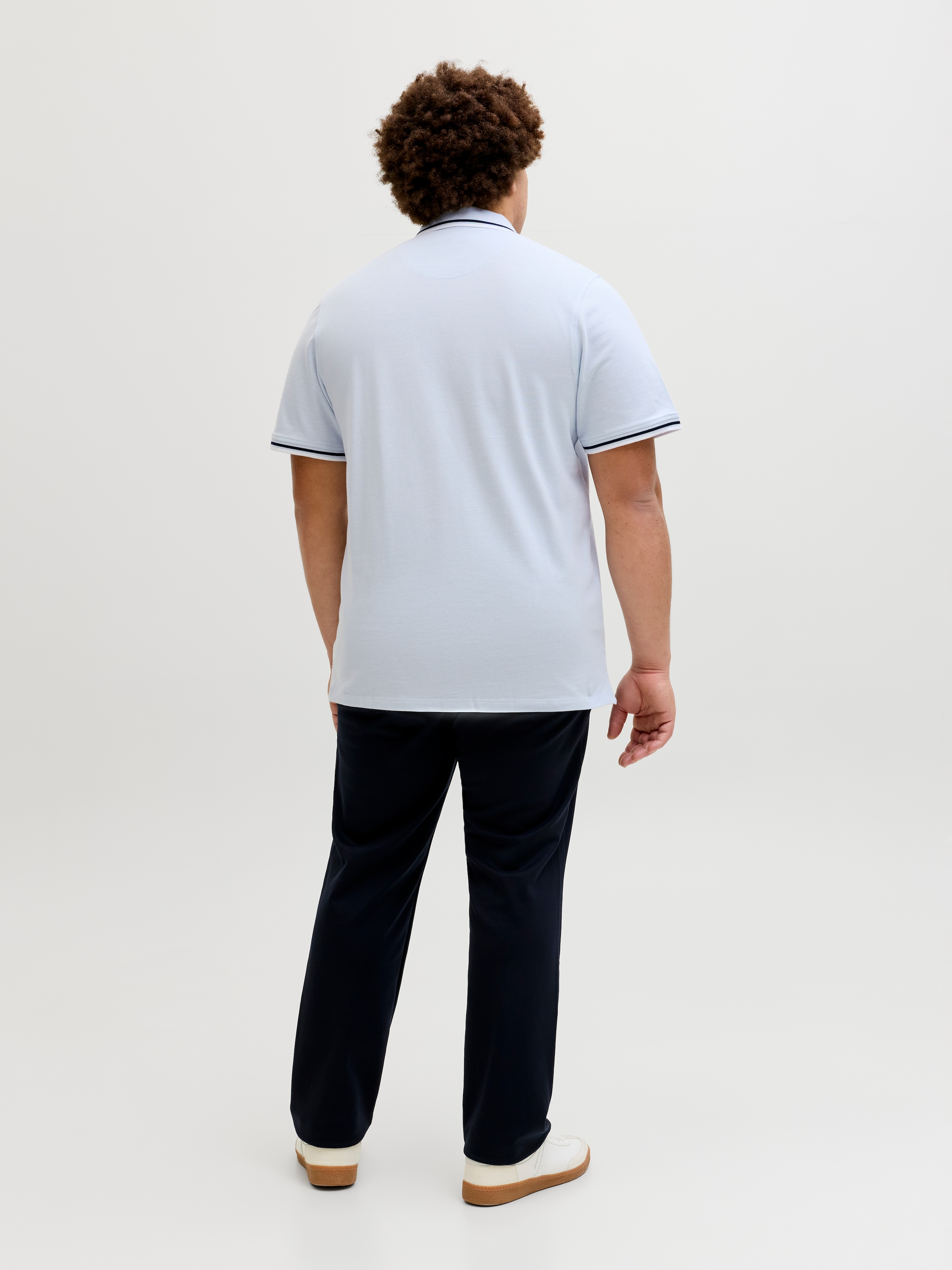 Jack & Jones PlusSize Polo »JJEPAULOS POLO SS NOOS PLS« Baumwolle, regular fit
