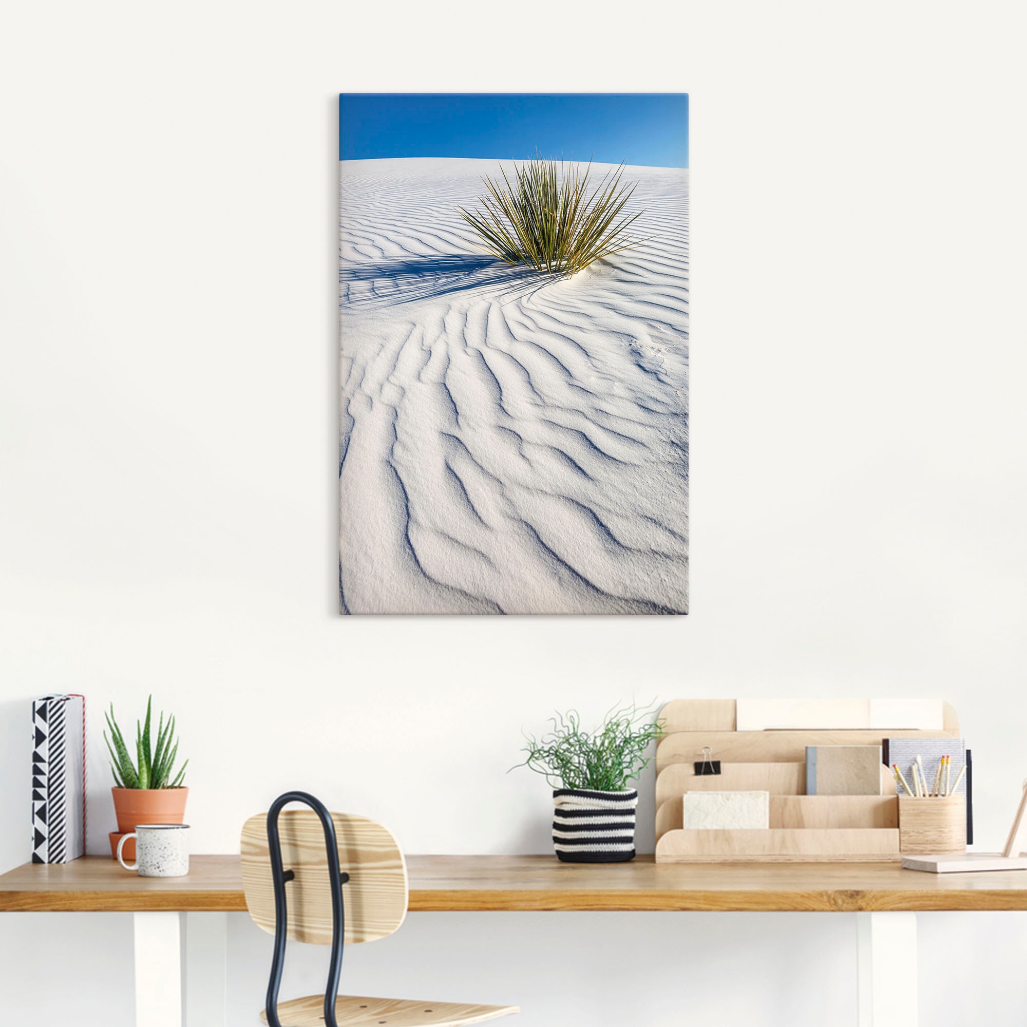 White Grössen bequem Leinwandbild, »Dünen oder als (1 versch. kaufen Sands«, Wandbild Alubild, Wandaufkleber St.), Artland Wüstenbilder, Poster in