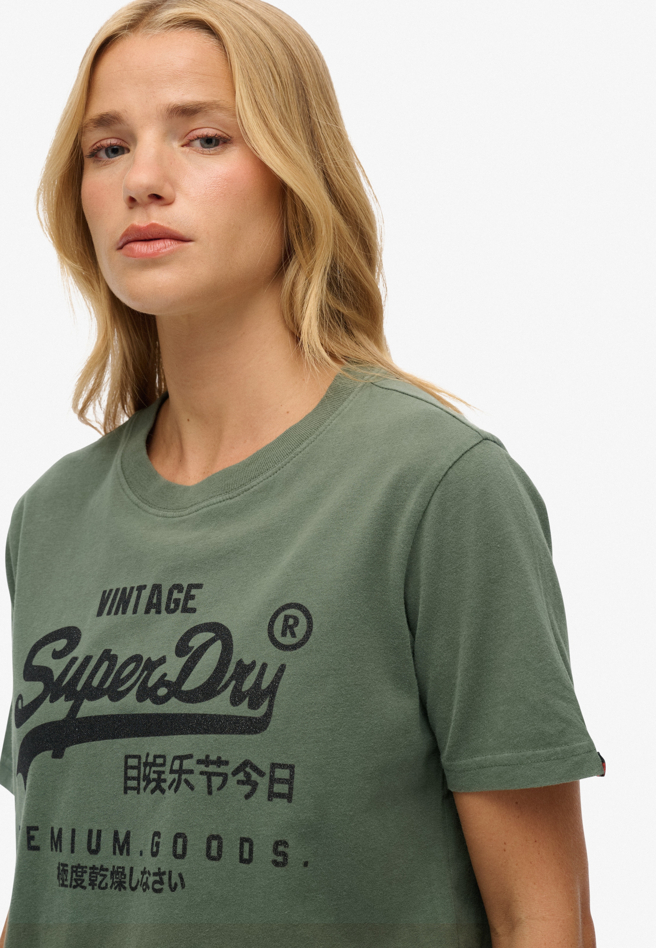 Superdry Print-Shirt »EMBELLISHED VL RELAXED TEE«