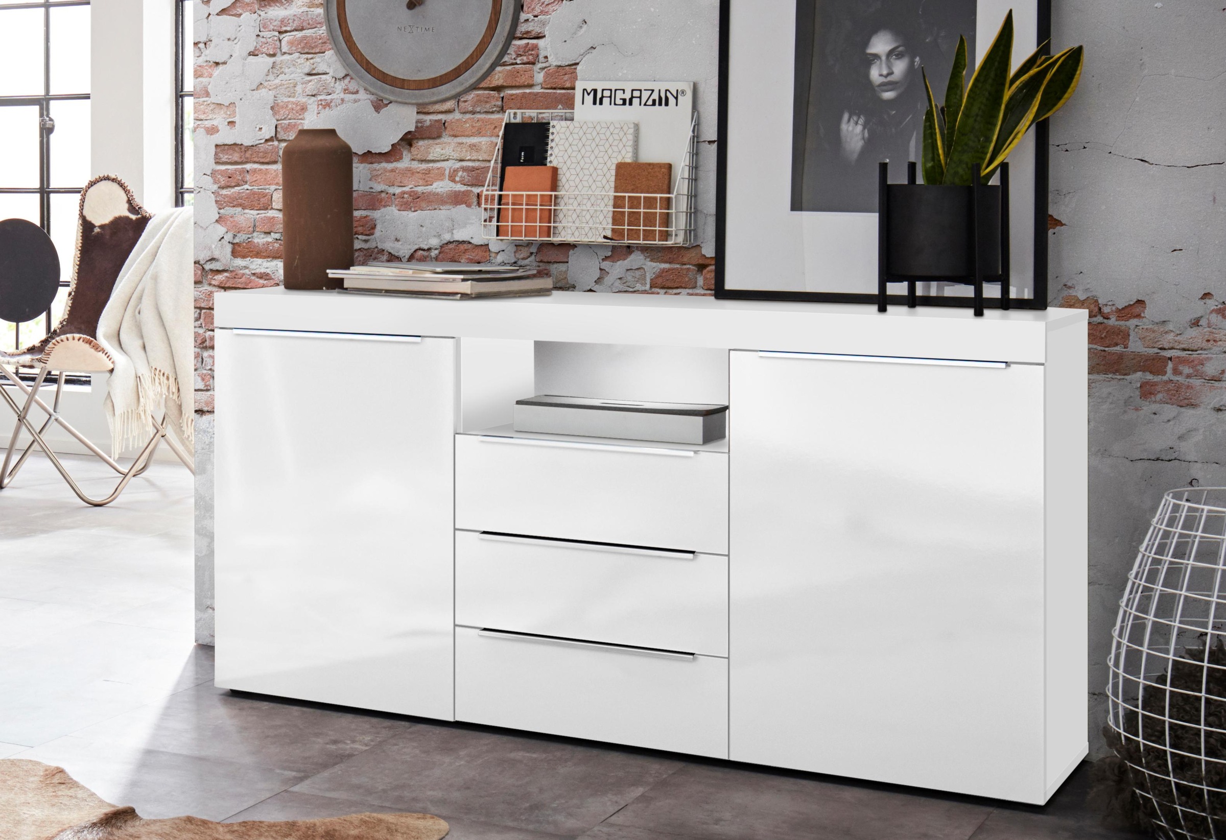 Image of borchardt Möbel Sideboard »DURBAN«, Breite 139 cm bei Ackermann Versand Schweiz